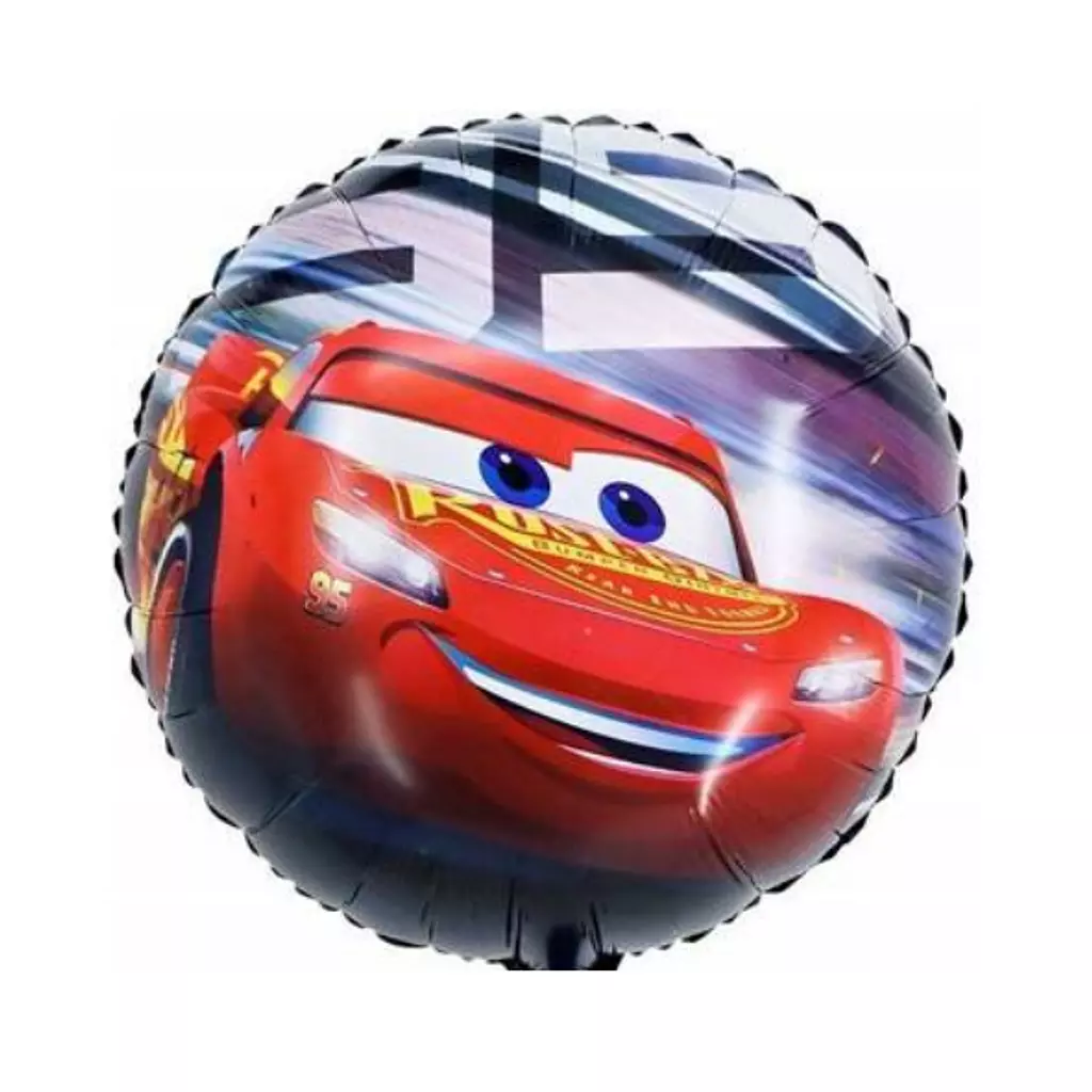 Cars Round Balloon