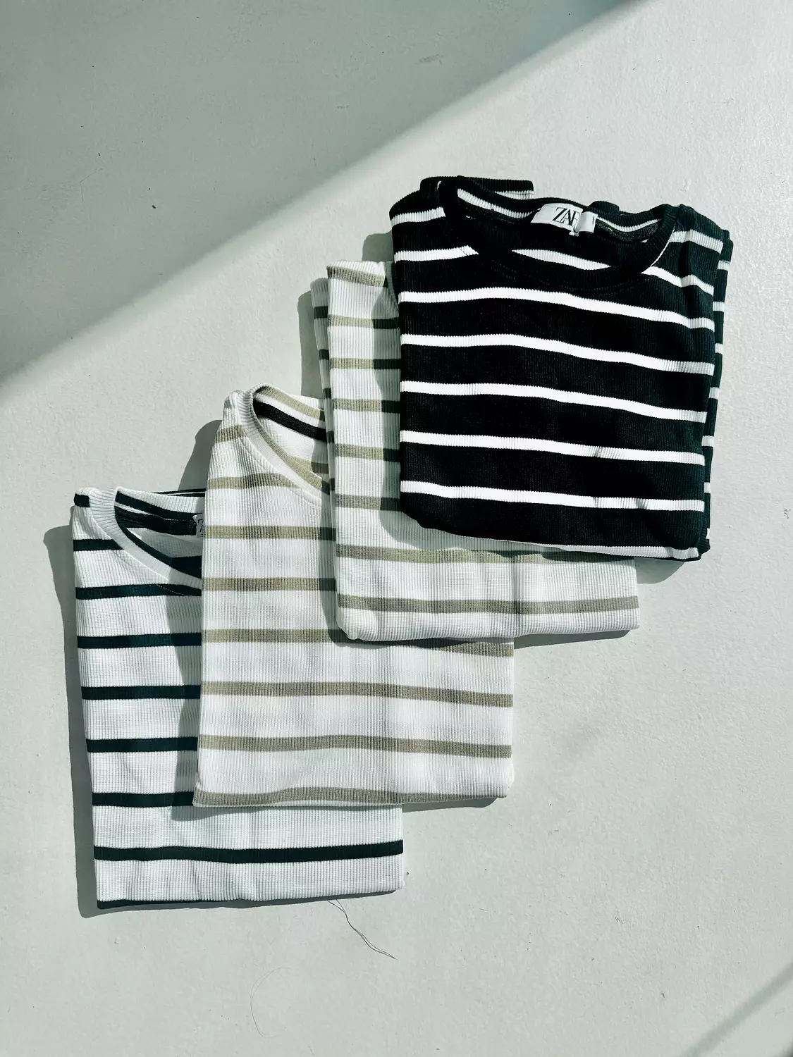 Basic striped shirt hover image