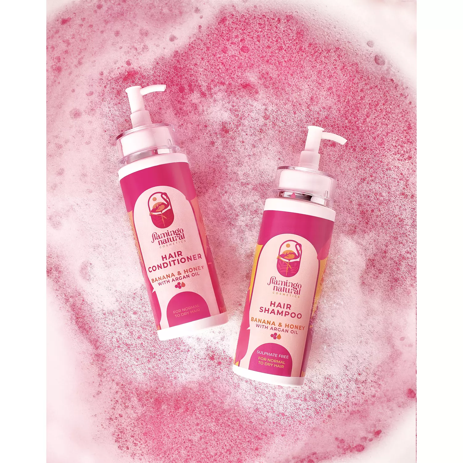 Argan banana & honey shampoo hover image