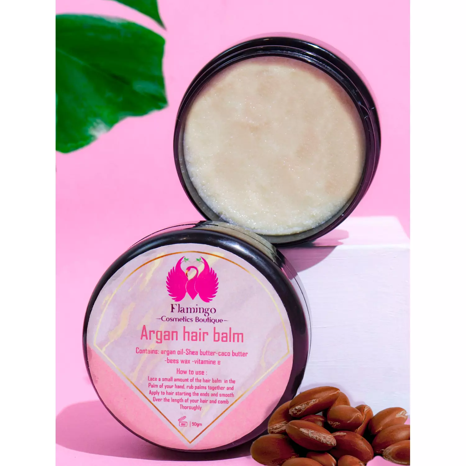 Argan hair balm hover image