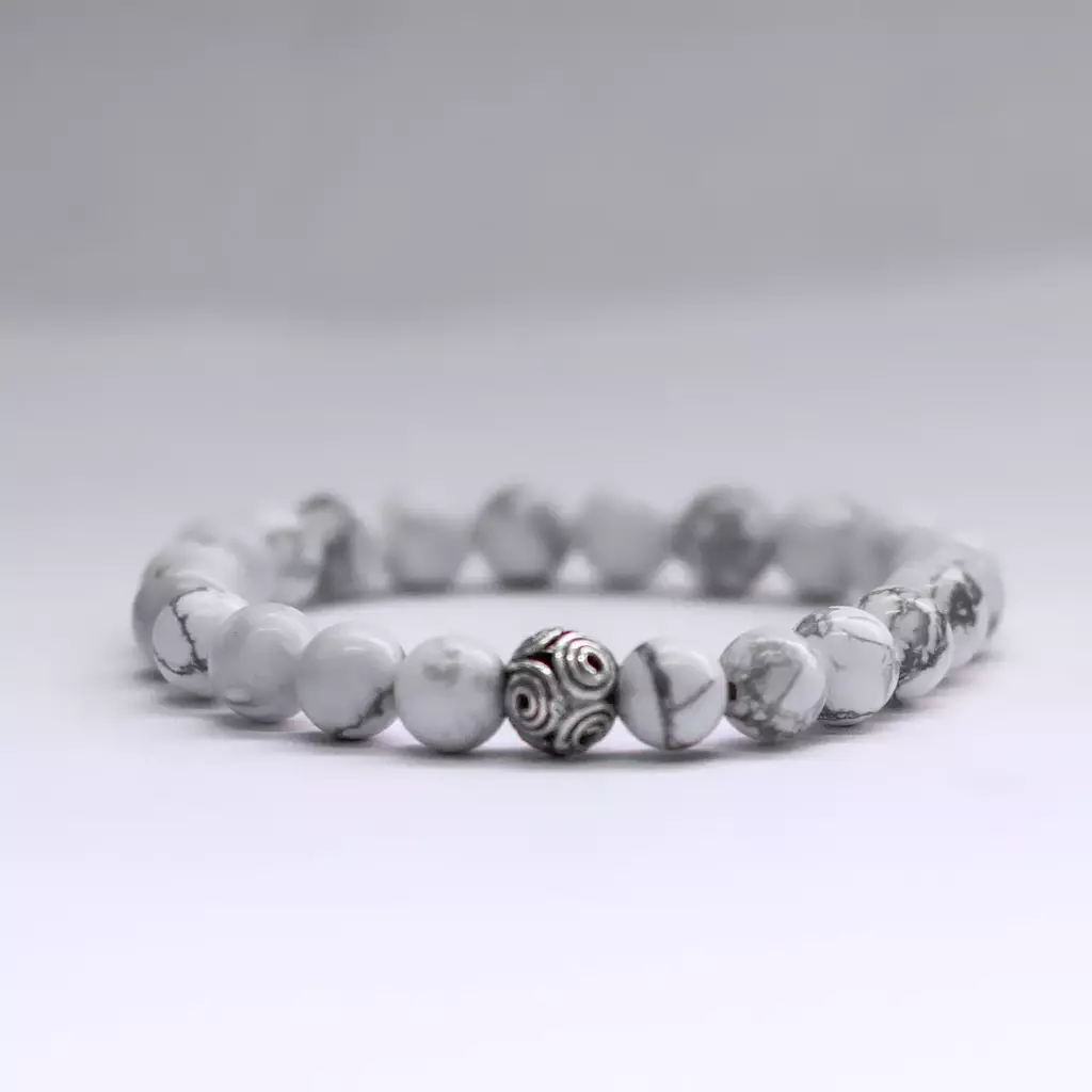 Howlite Bracelet - 8mm