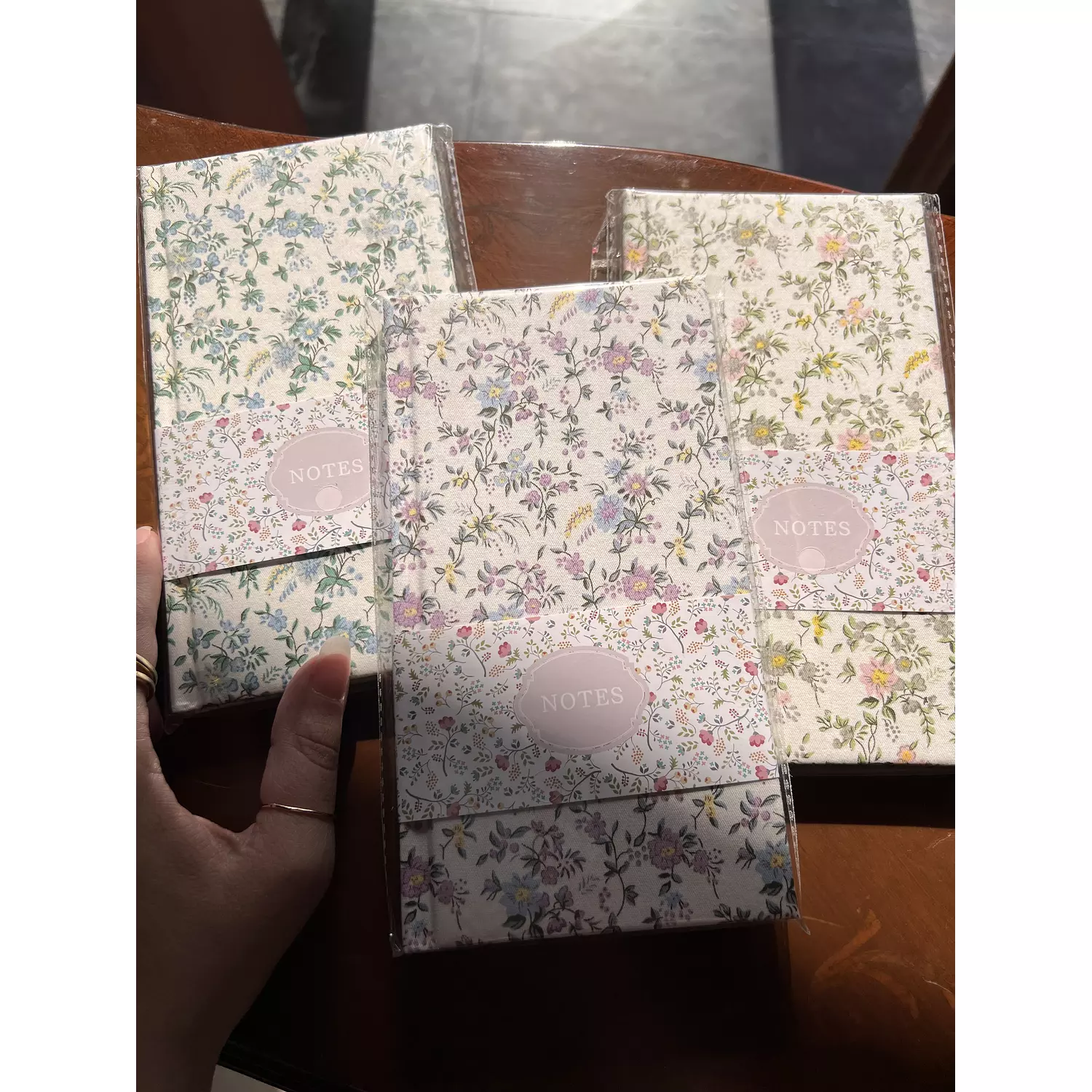 Floral Fabric Travel Journal 3