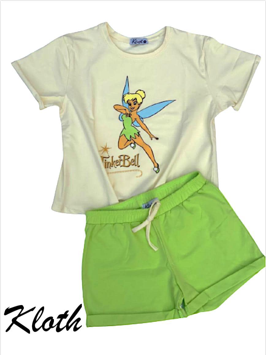 <p><strong><span style="color: rgb(12, 114, 127)">Summer Pajamas for Girls Tinkerbell</span></strong></p>