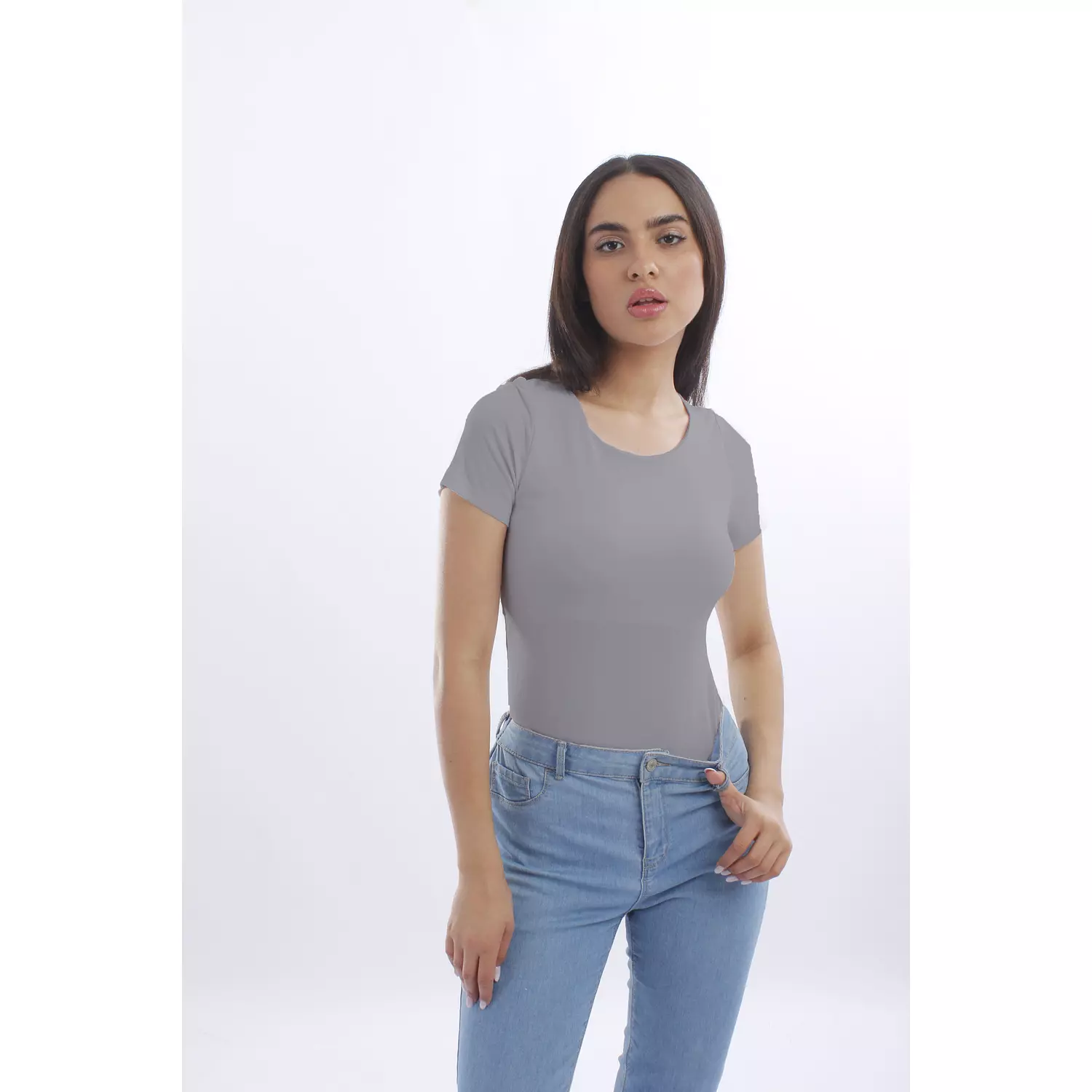 BASIC T-SHIRT cotton (DOUBLE LAYERED TOP) 12