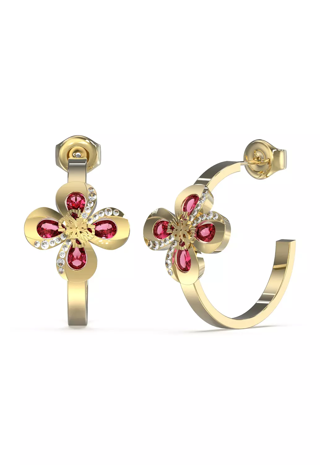 Guess Jewelry - JUBE03060JWYGPKT/U Ladies gold Earrings hover image