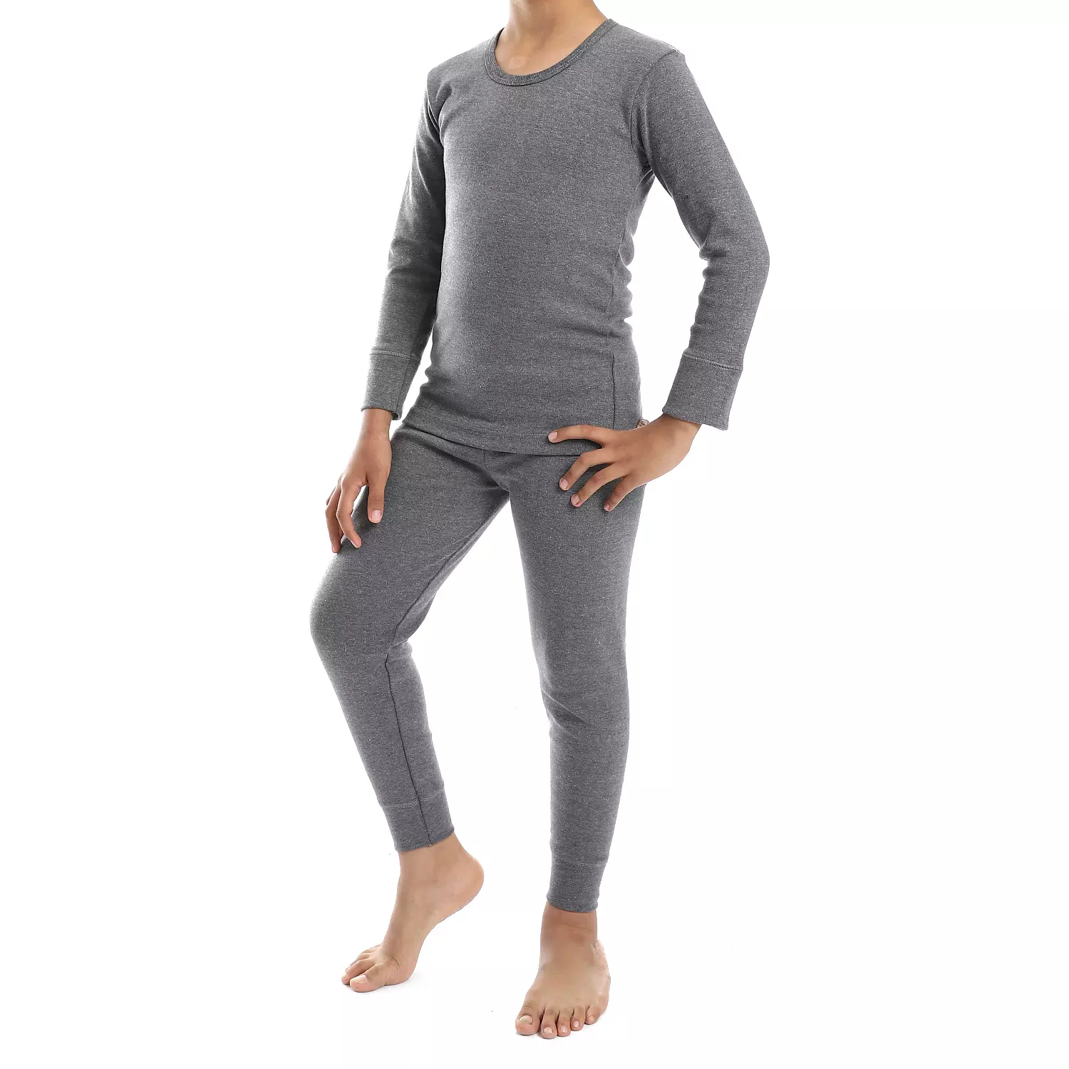 Shorto Kids Thermal Set - Dark Gray 2