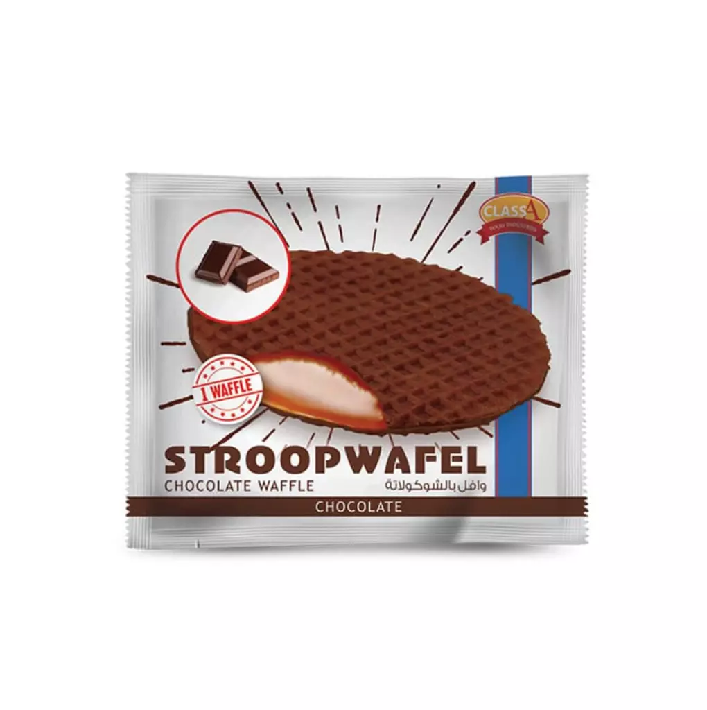 Class A Chocolate Stroop Waffle - 30 gm