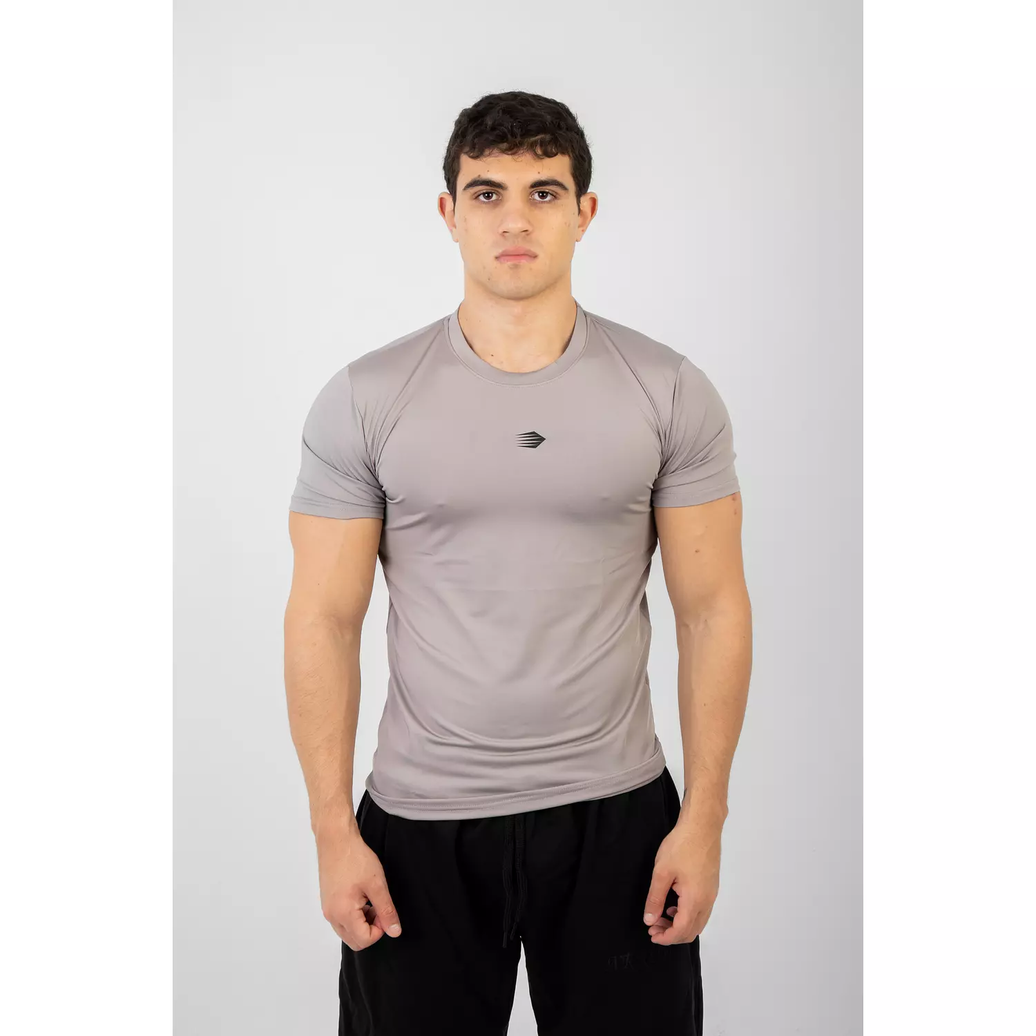 Short Sleeve compression Grey     hover image