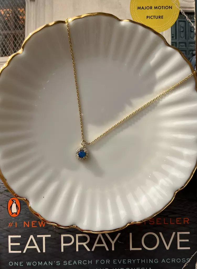 Opal Evil Eye Necklace