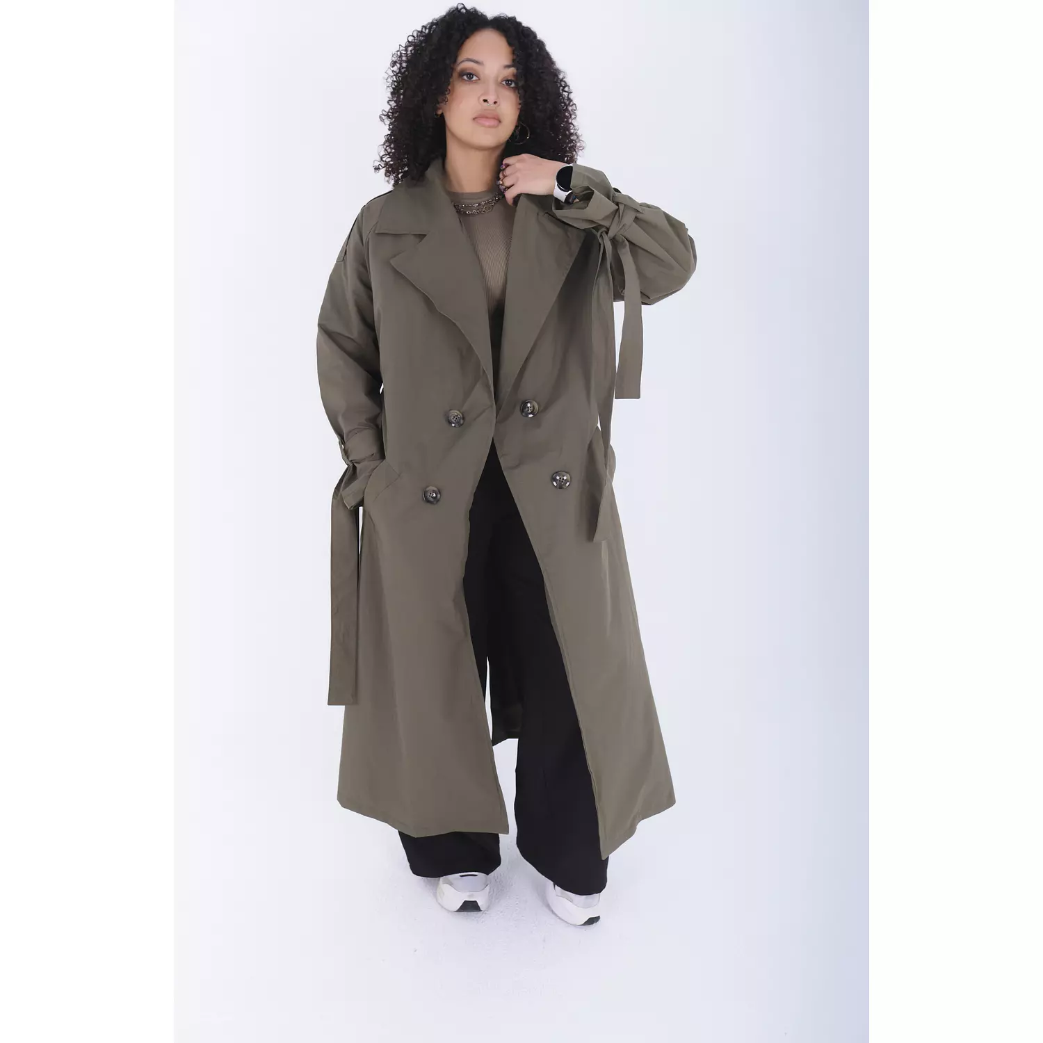 Trench coat - Olive  3