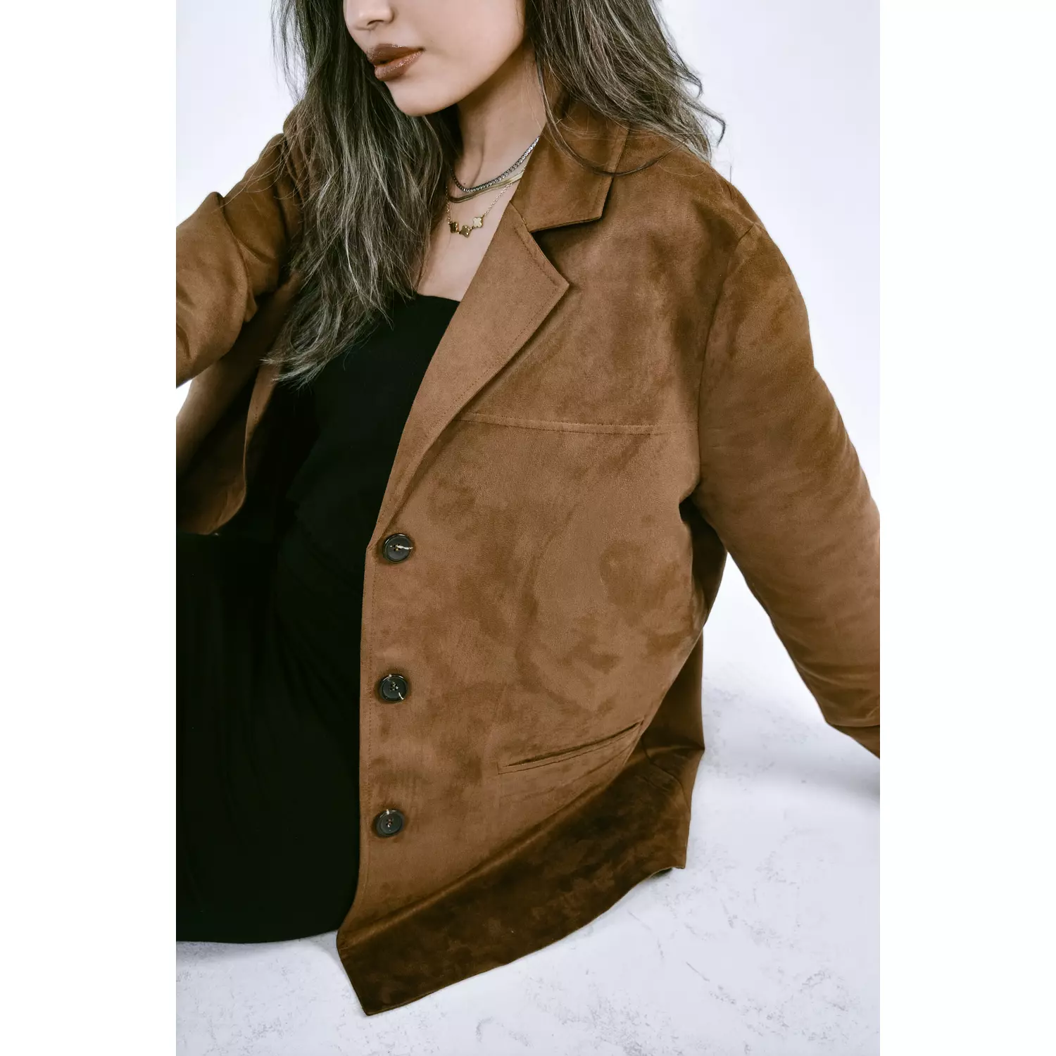 Light Brown Suede Jacket 0