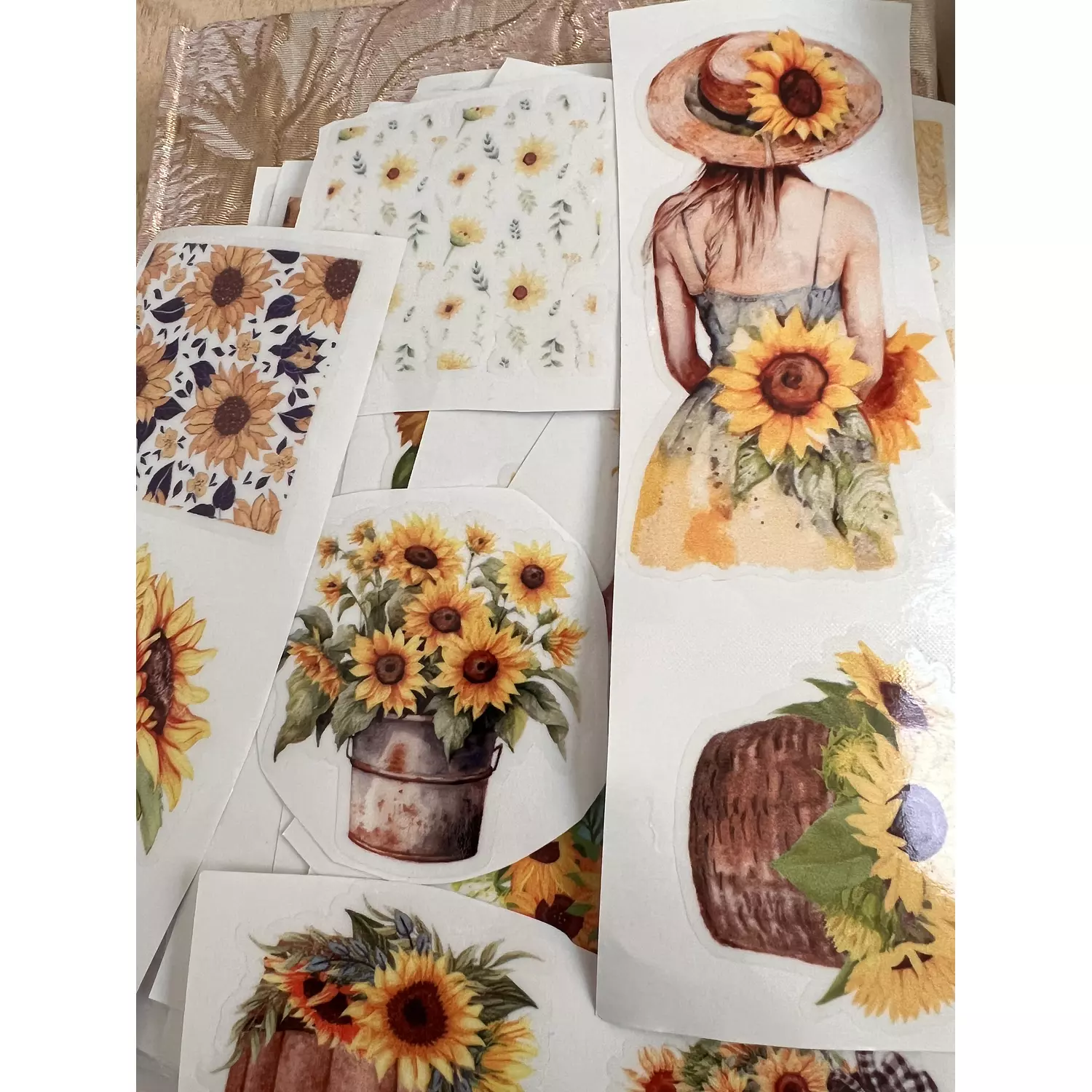 Sunflowers Pack | Transparent Stickers  5