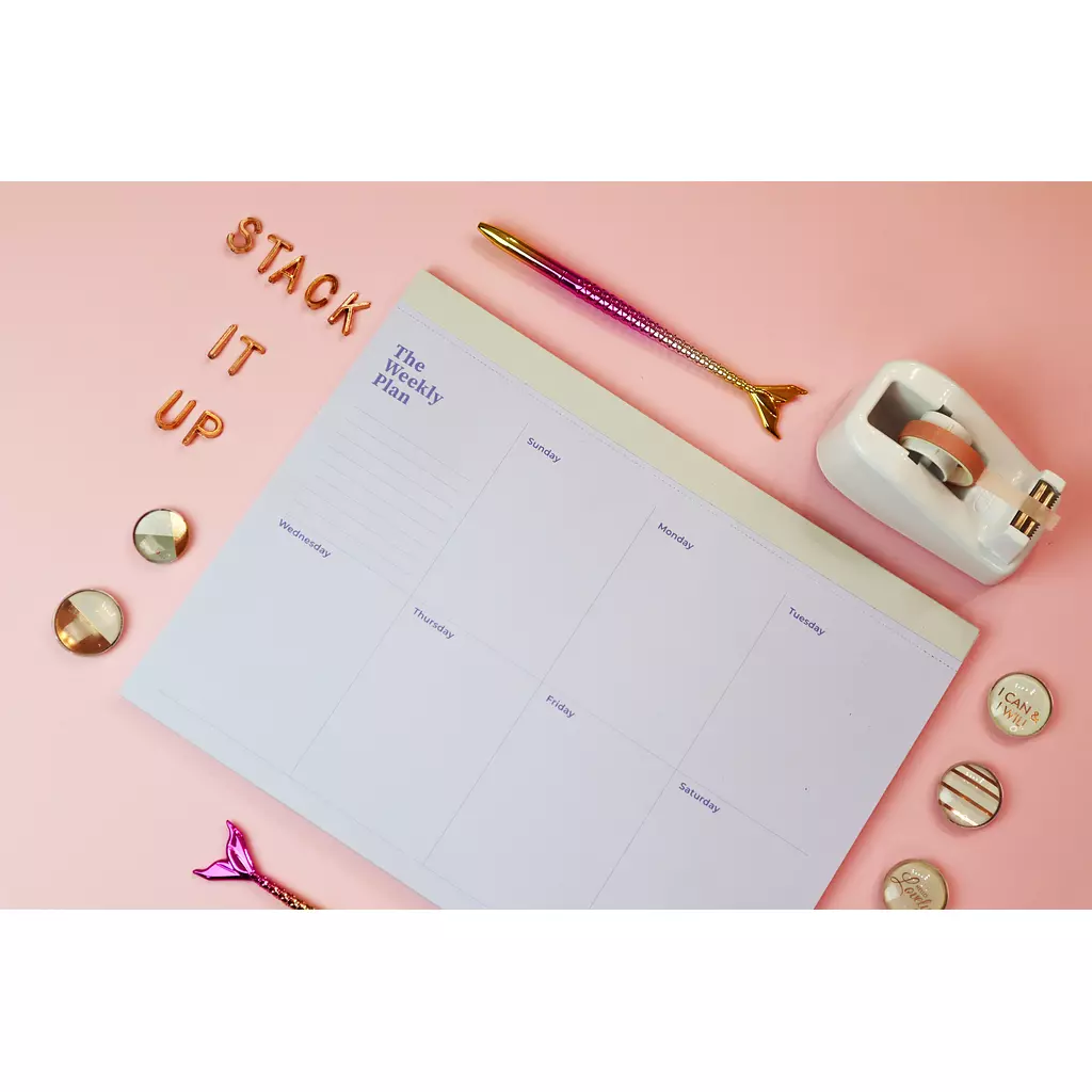 Purple Weekly Planner 