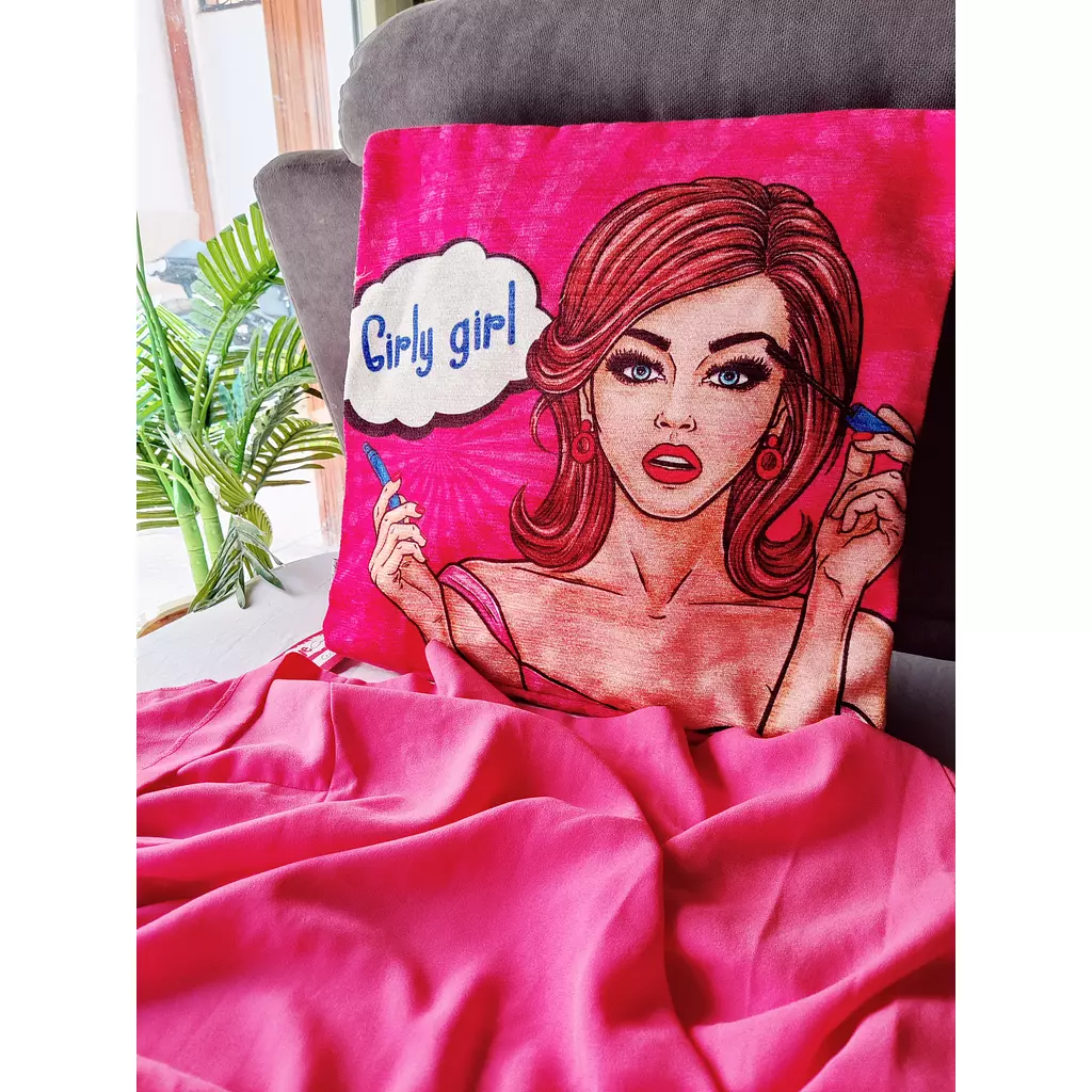 Girly Girl Cushion Cover 