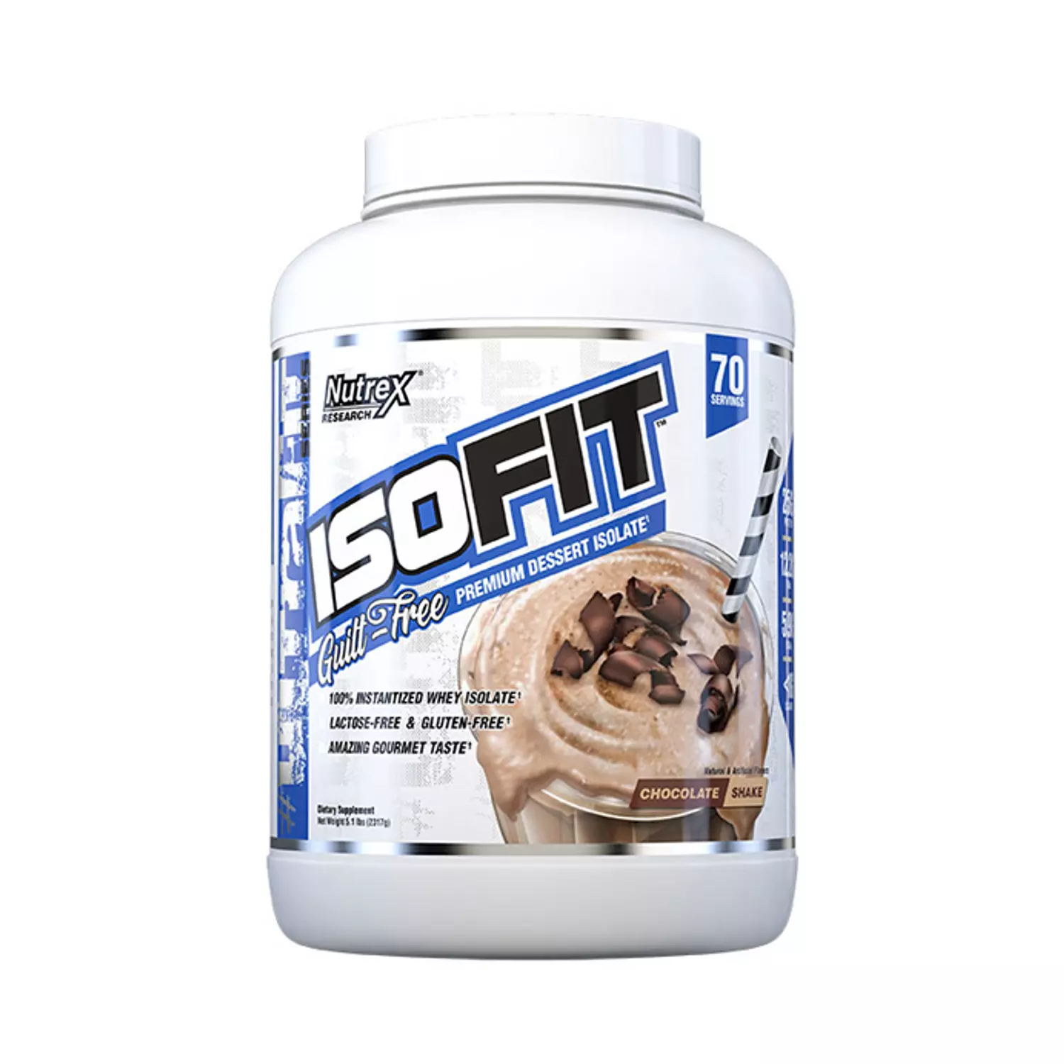 Nutrex Research Isofit-70Serv.-2261g-vanilla 0