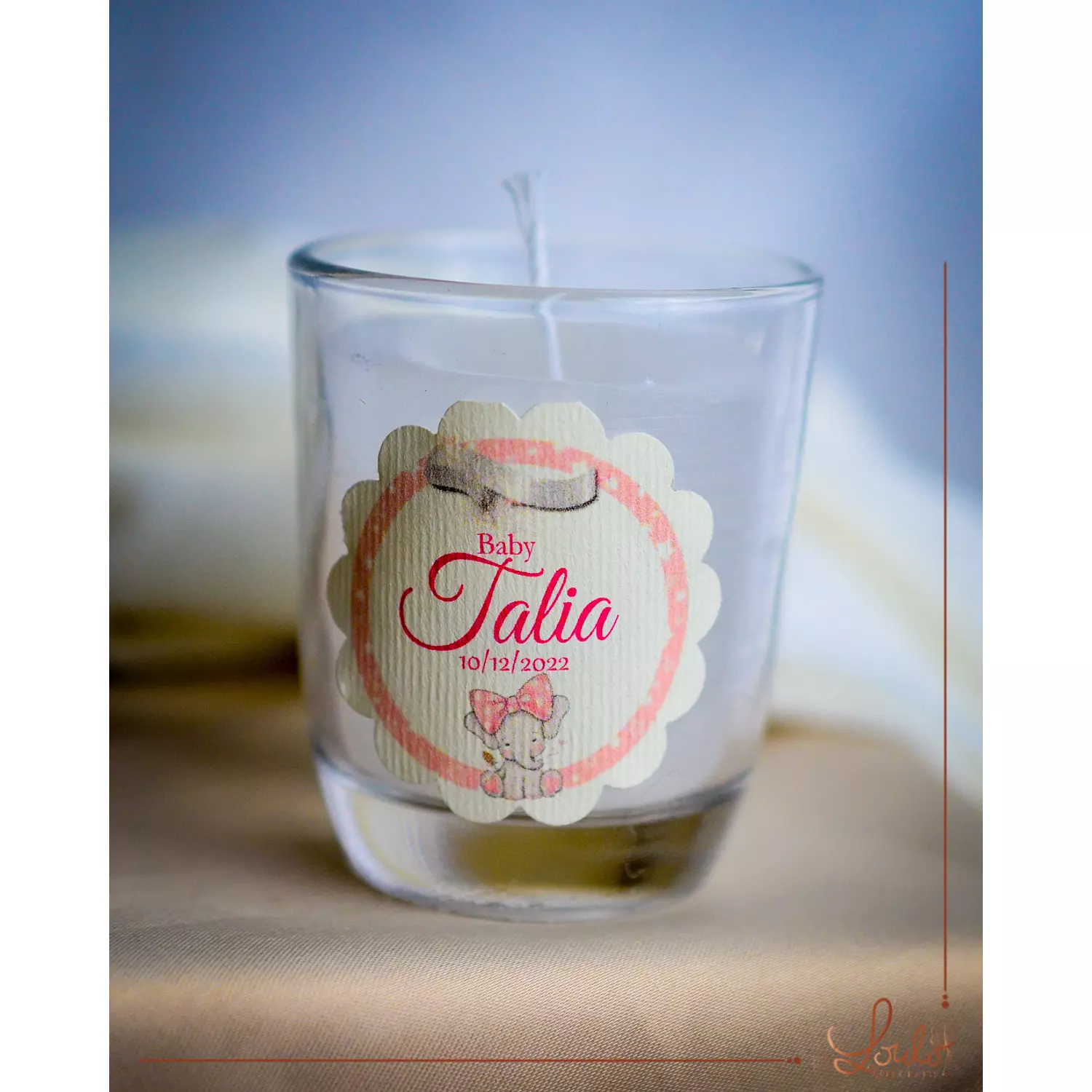 Baby Shower (Giveaways) Candle Glass Cups  2