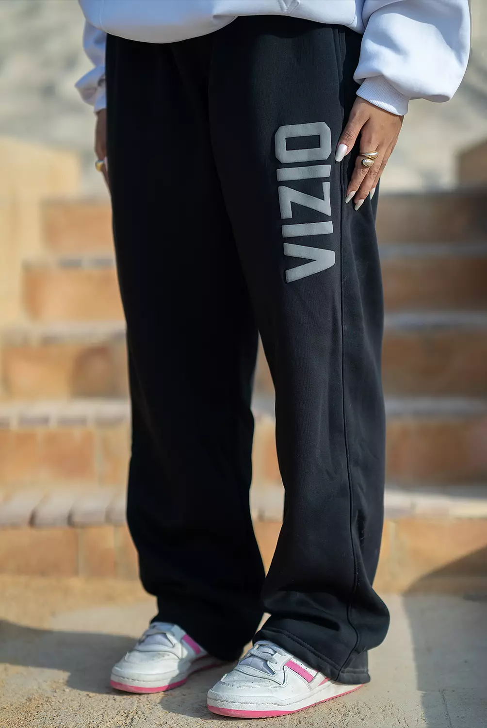 Black " V " Sweatpant-2nd-img