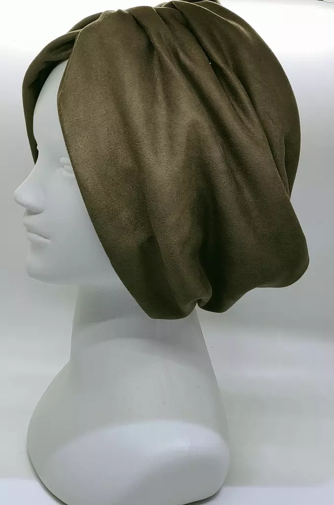 Turban-Suede-Olive