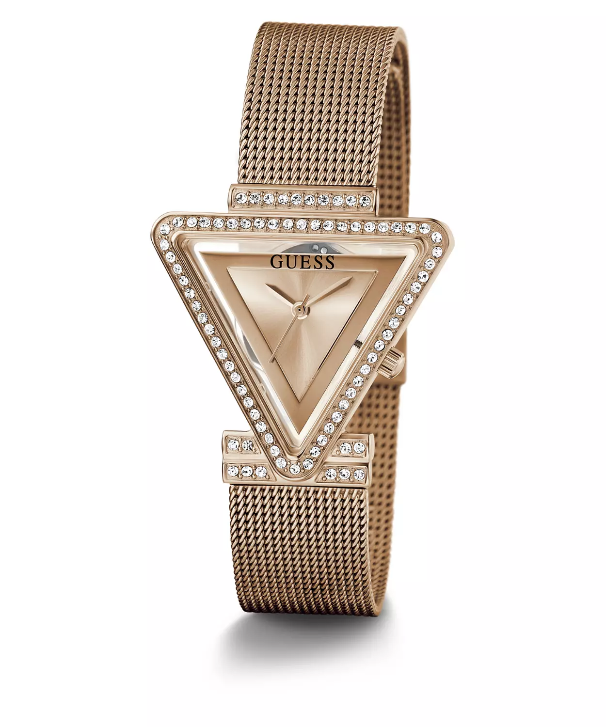 GUESS GW0508L3 ANALOG WATCH  For Women Rose Gold Stainless Steel/Mesh Polished Bracelet  1