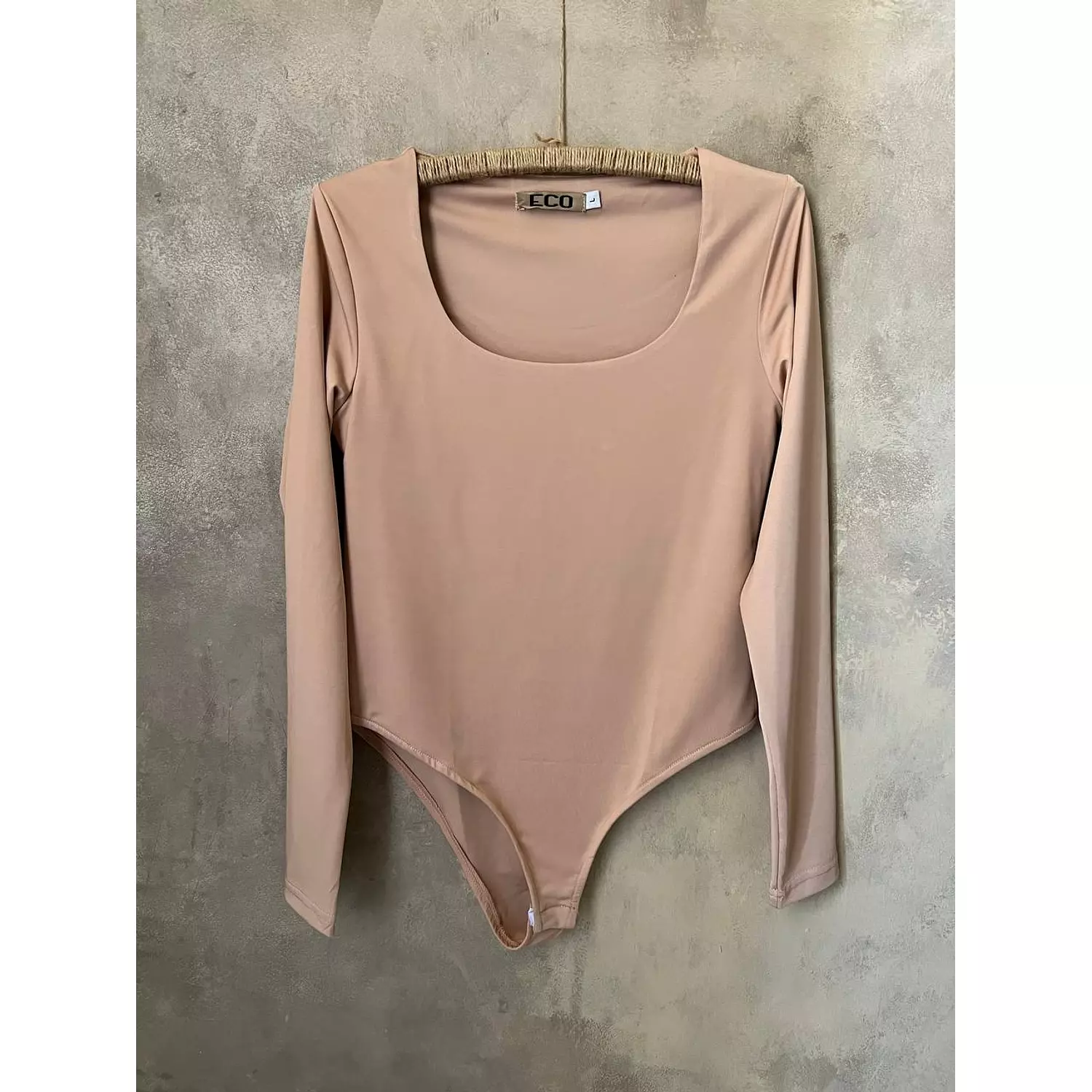 Square Neck Long Sleeves Bodysuit 2