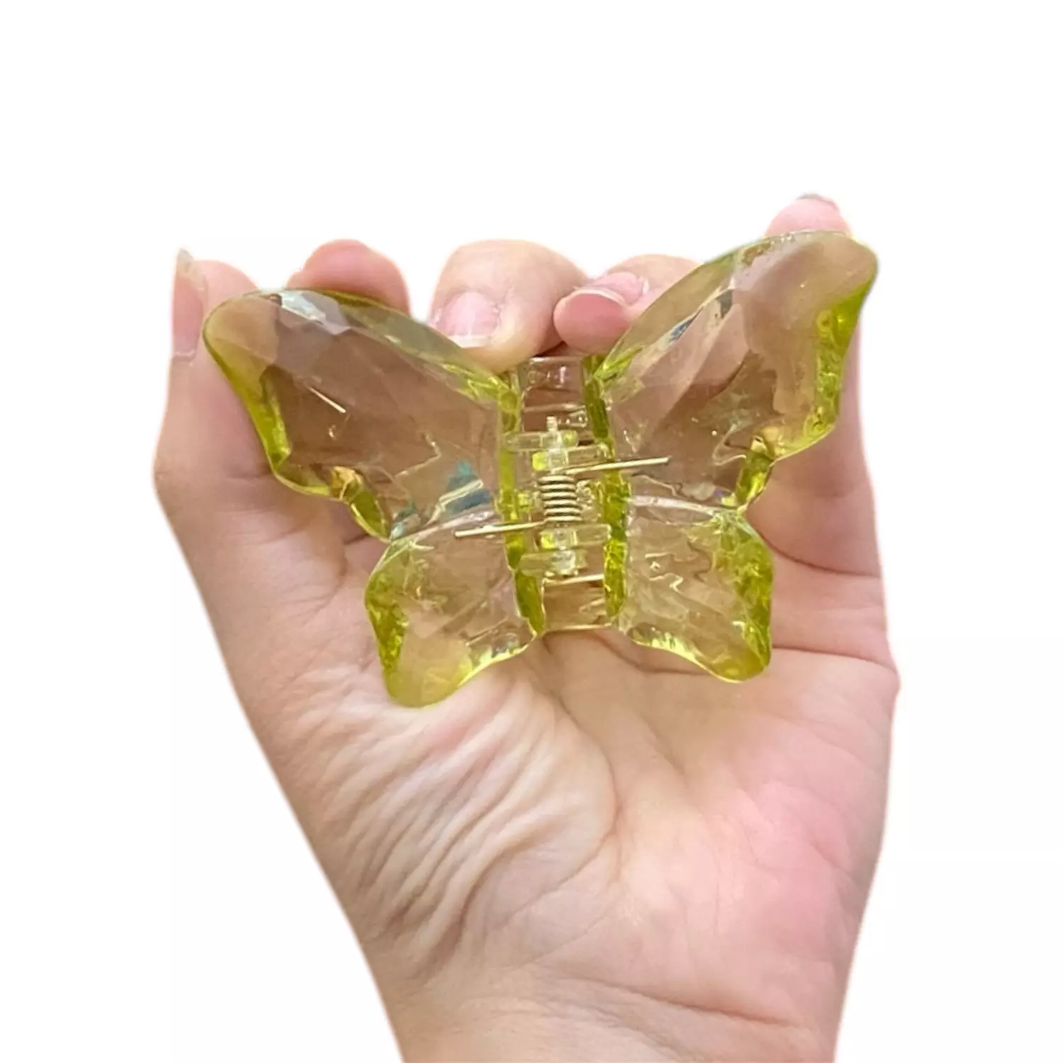 Large Lime Butterfly Claw Clip hover image