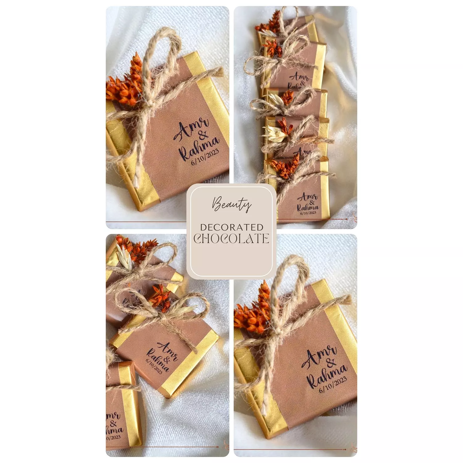 Wedding Chocolates Wrappers hover image