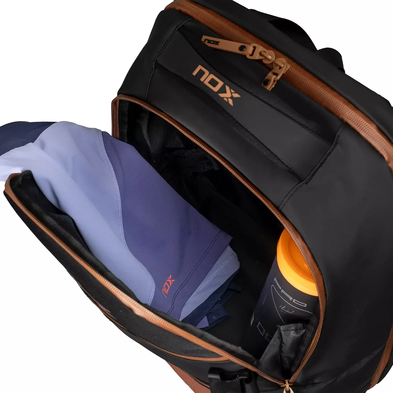 Nox Luxury Open Series Backpack 2025 - Black/Brown 6