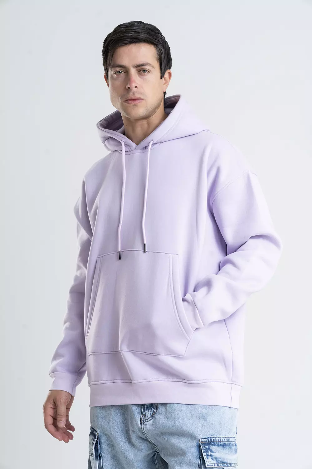 purple oversized hoodie hover image