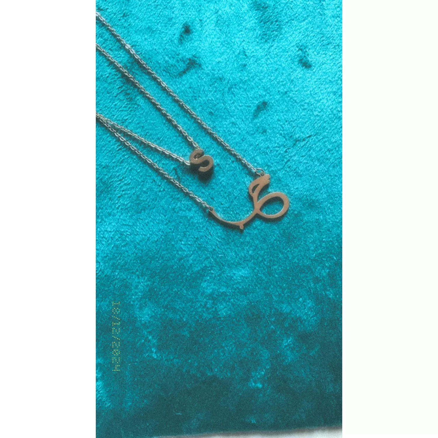 7ob letter necklace  2