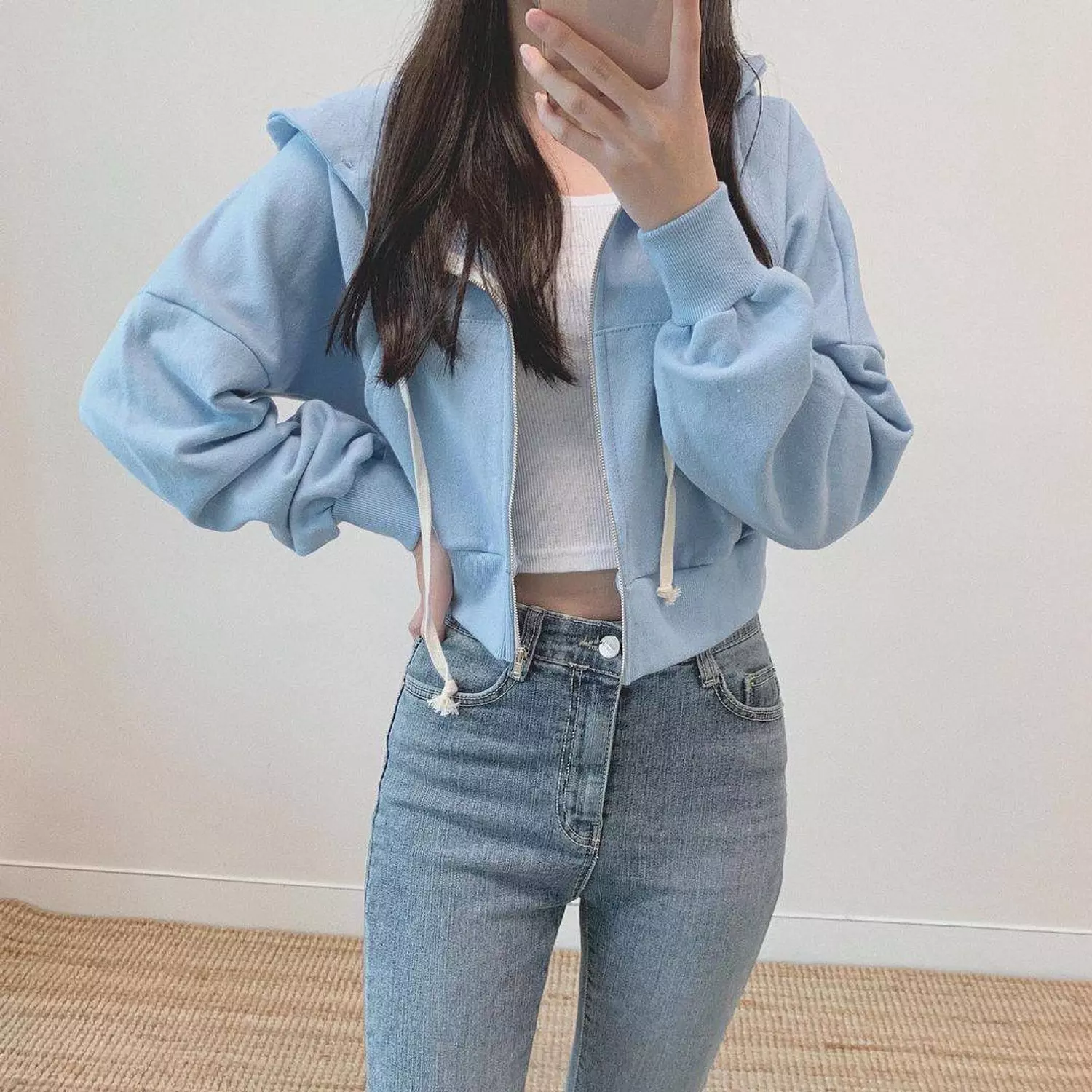 Cropped hoodie  1