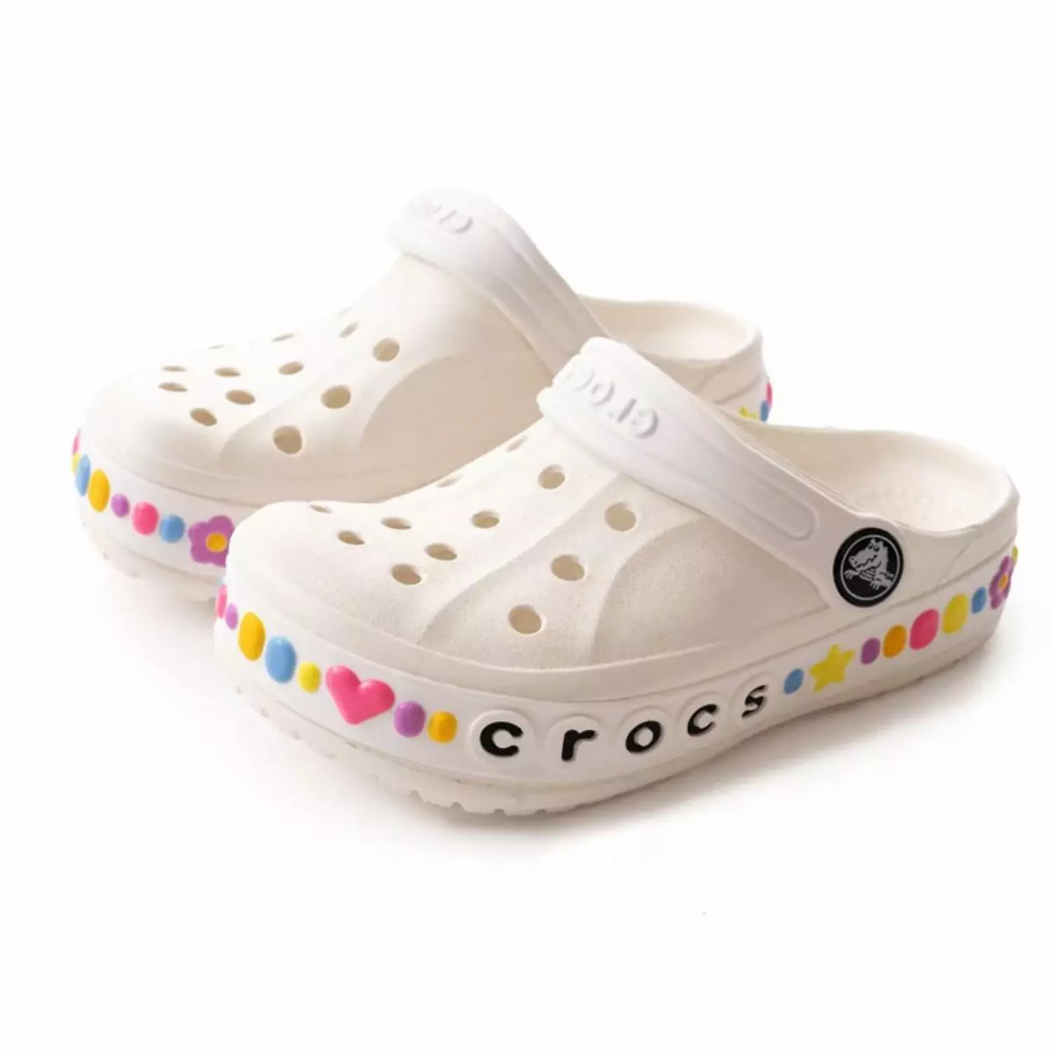 Bayaband Hearts Clog-White 0