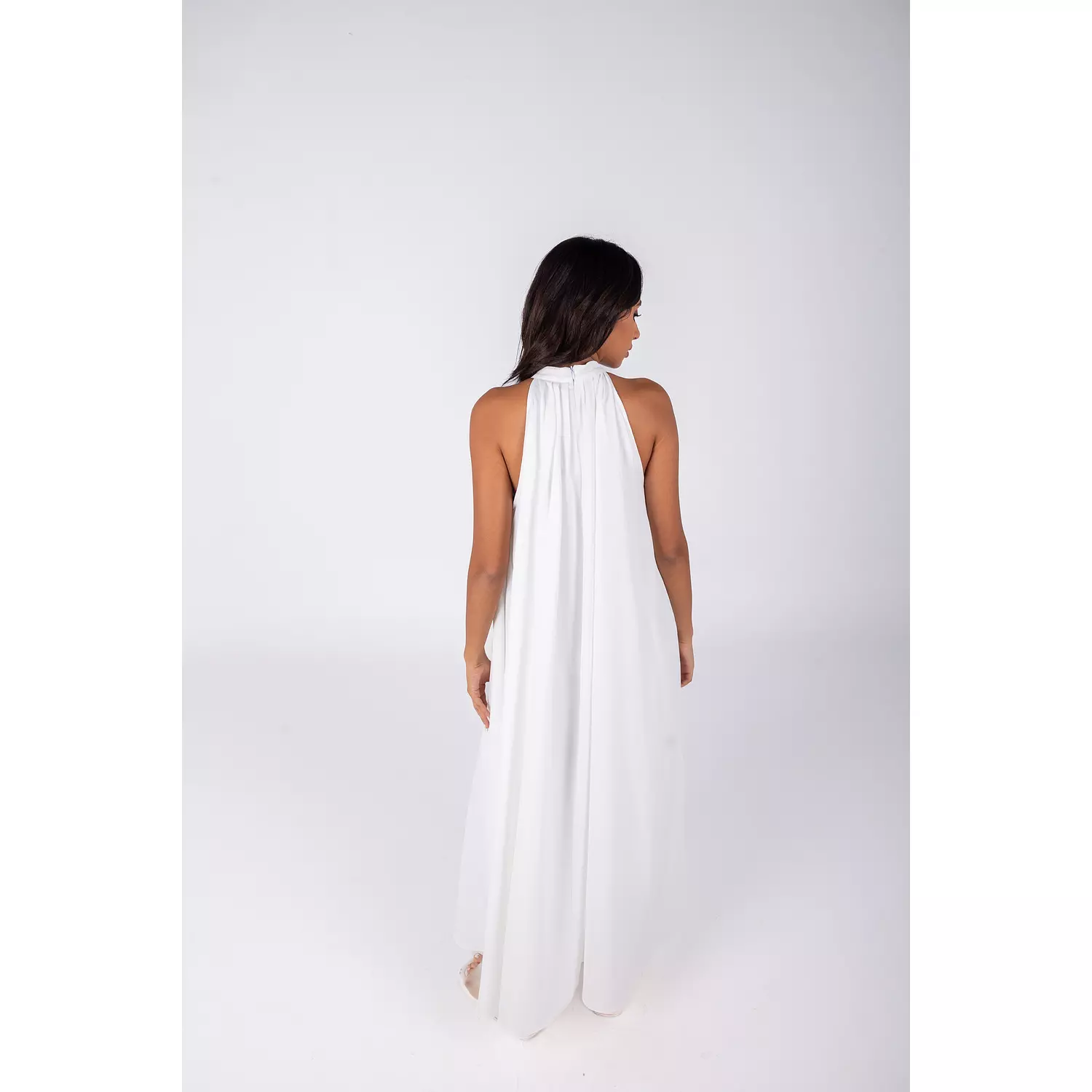 Off white Sleeveless Dress   3