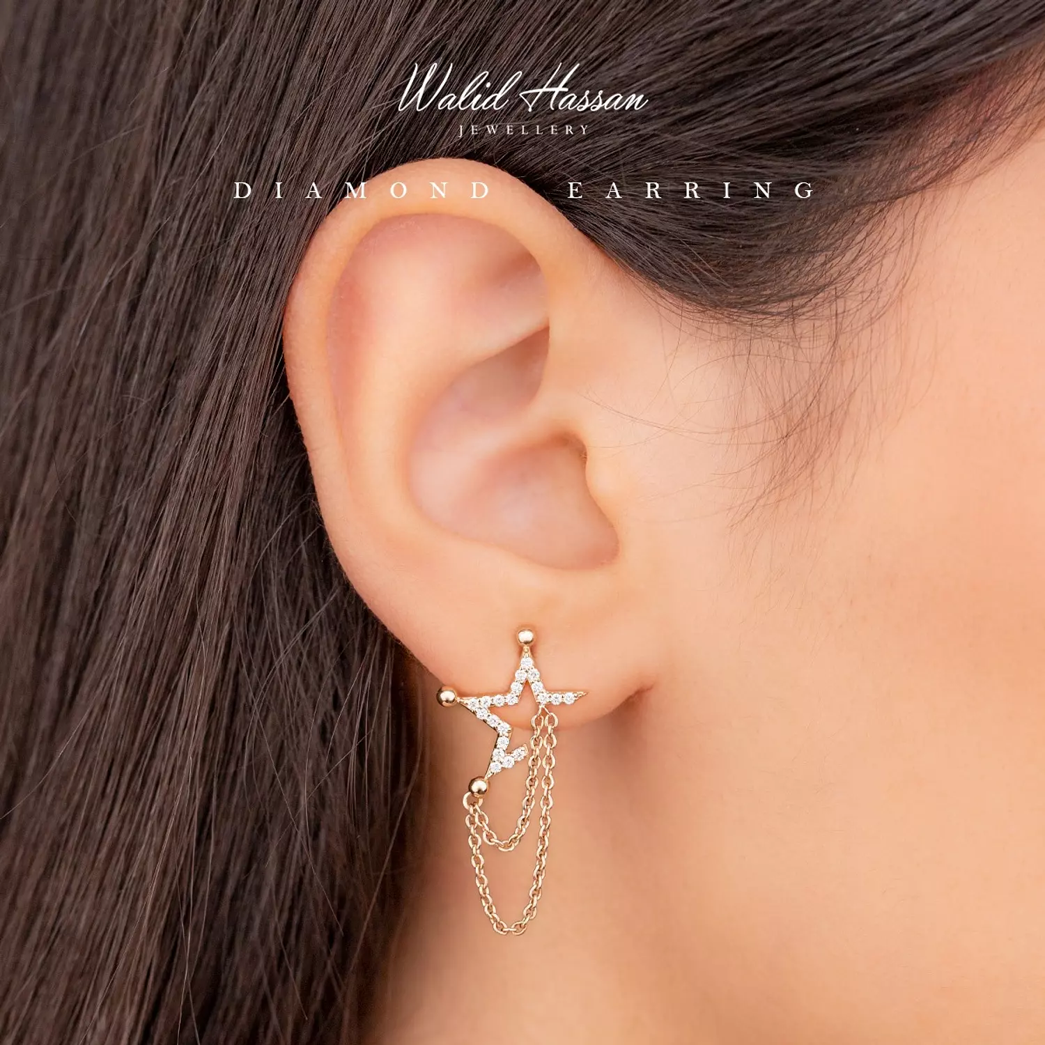 diamond earring  hover image
