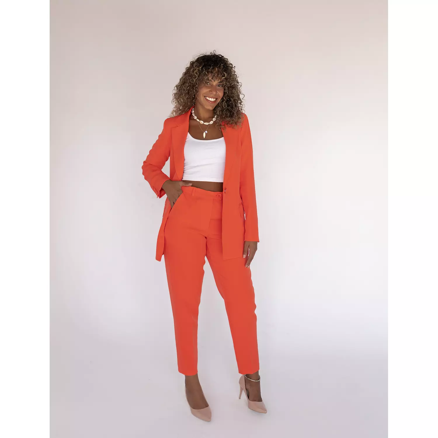 Tangerine Slim Pants hover image