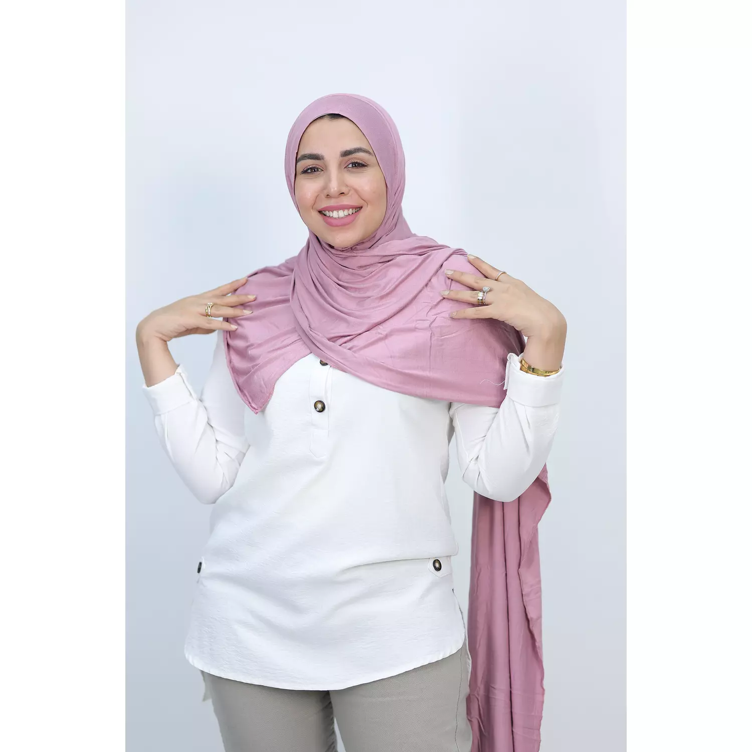 Jada Cotton Lycra Gel Hijab - Kashmir 2