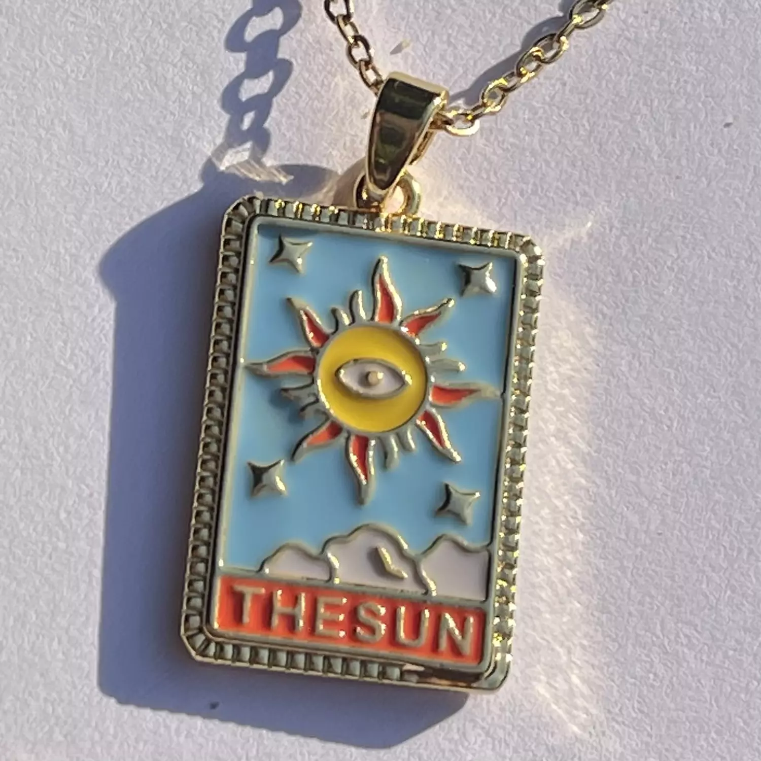 The Sun card Necklace  hover image