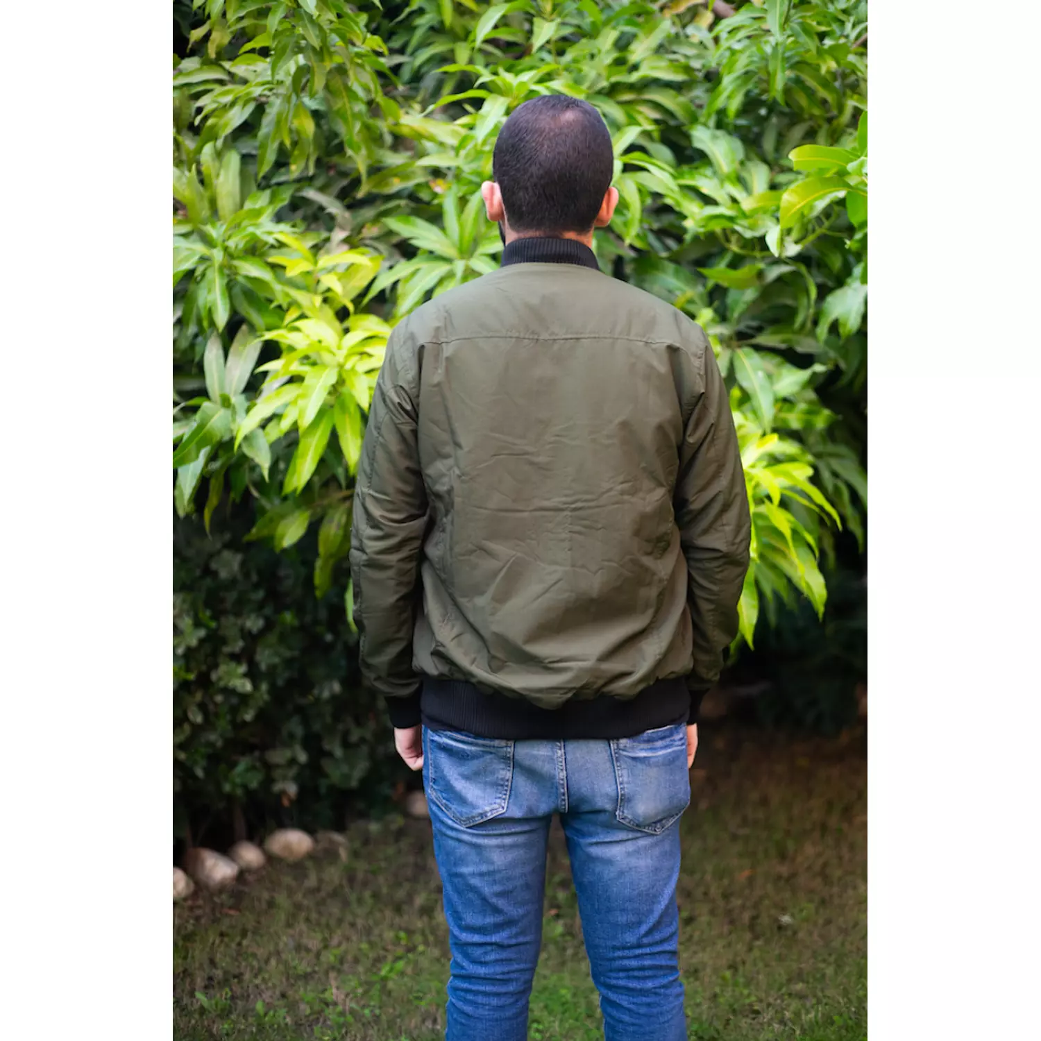 Olive Black Reversible Jacket 2