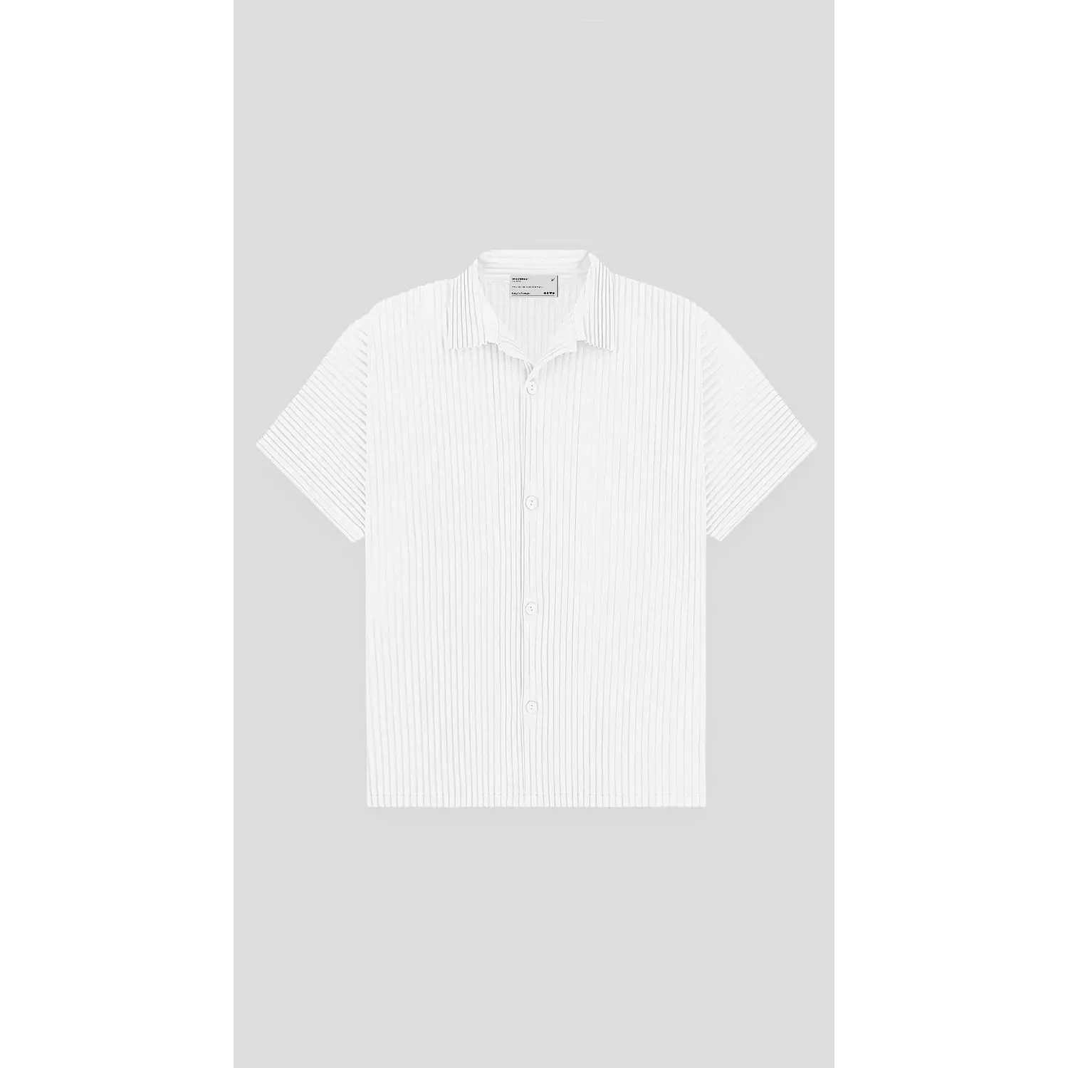 White Pleated Shirt hover image