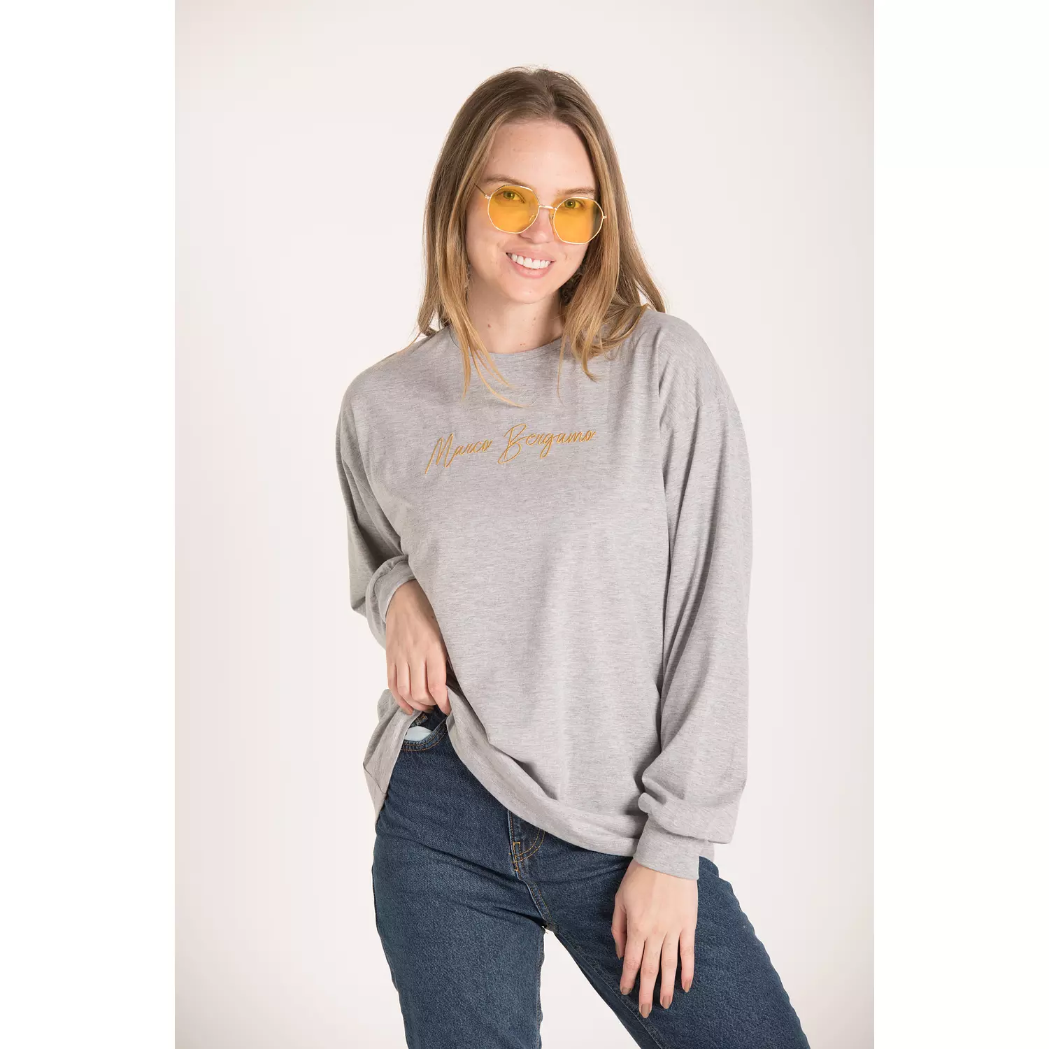 LONG SLEEVE TEE RIBBED CUFF hover image