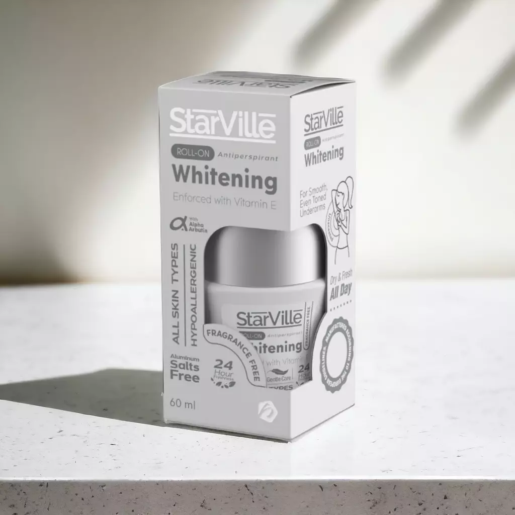 Starville Whitening Roll On Fragrance Free - 60 ml