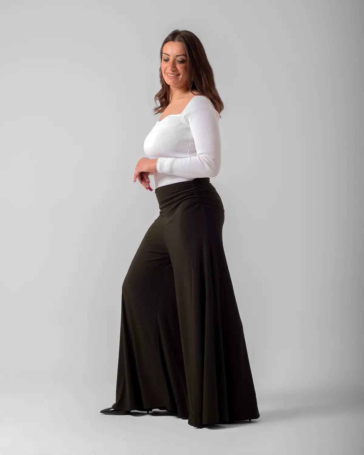 Wide leg lycra pants-2nd-img