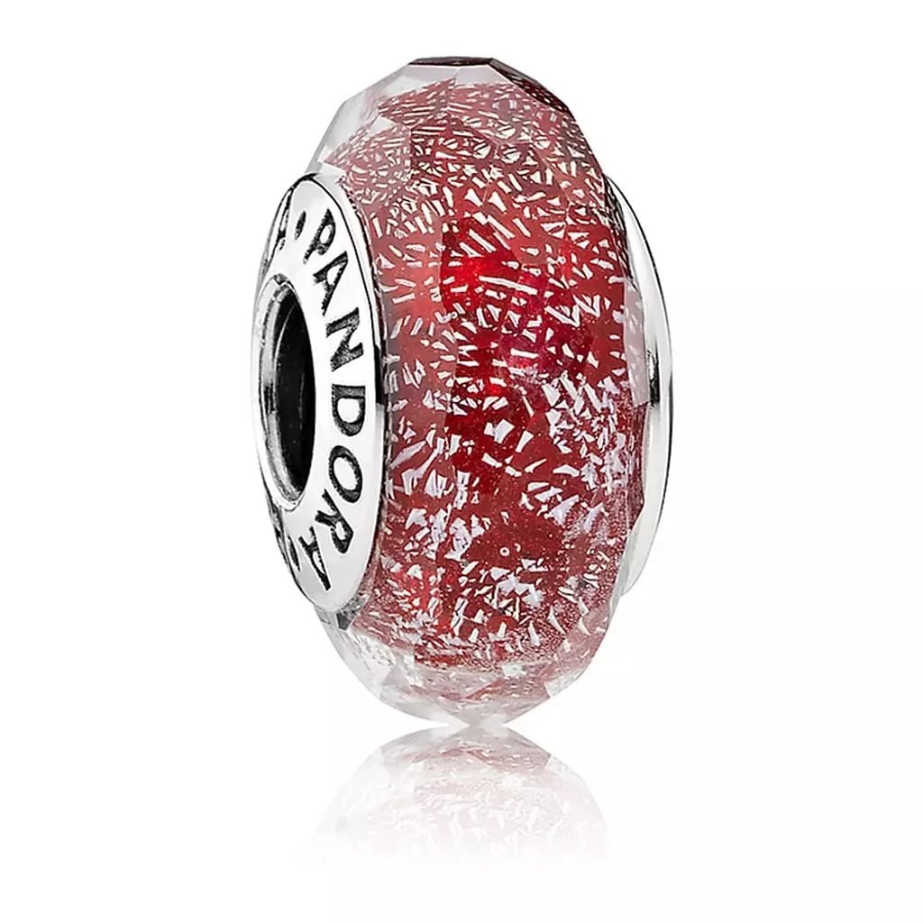 Red Murano Glass Charm