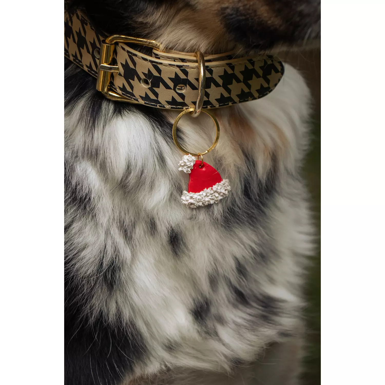 Santa's Hat Collar Tag hover image