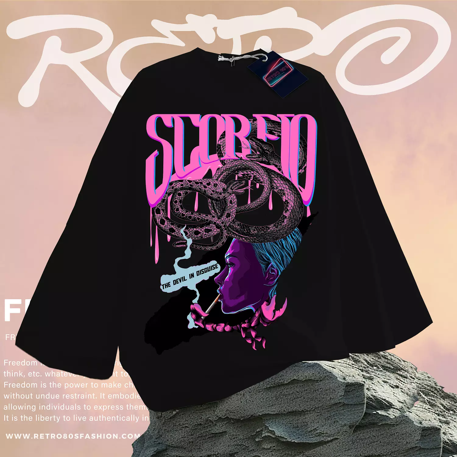 Scorpio pink long sleeves hover image
