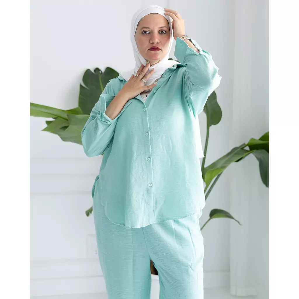 Shaza Mint Suit 