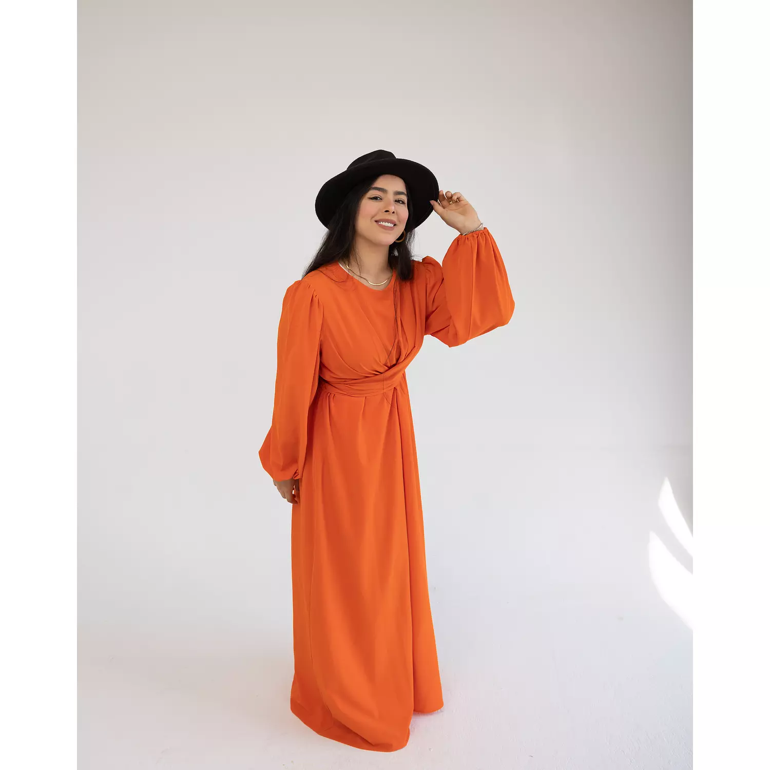 Orange Summer Dress  0