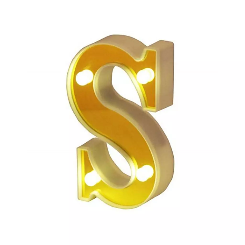 Gold LED Letter