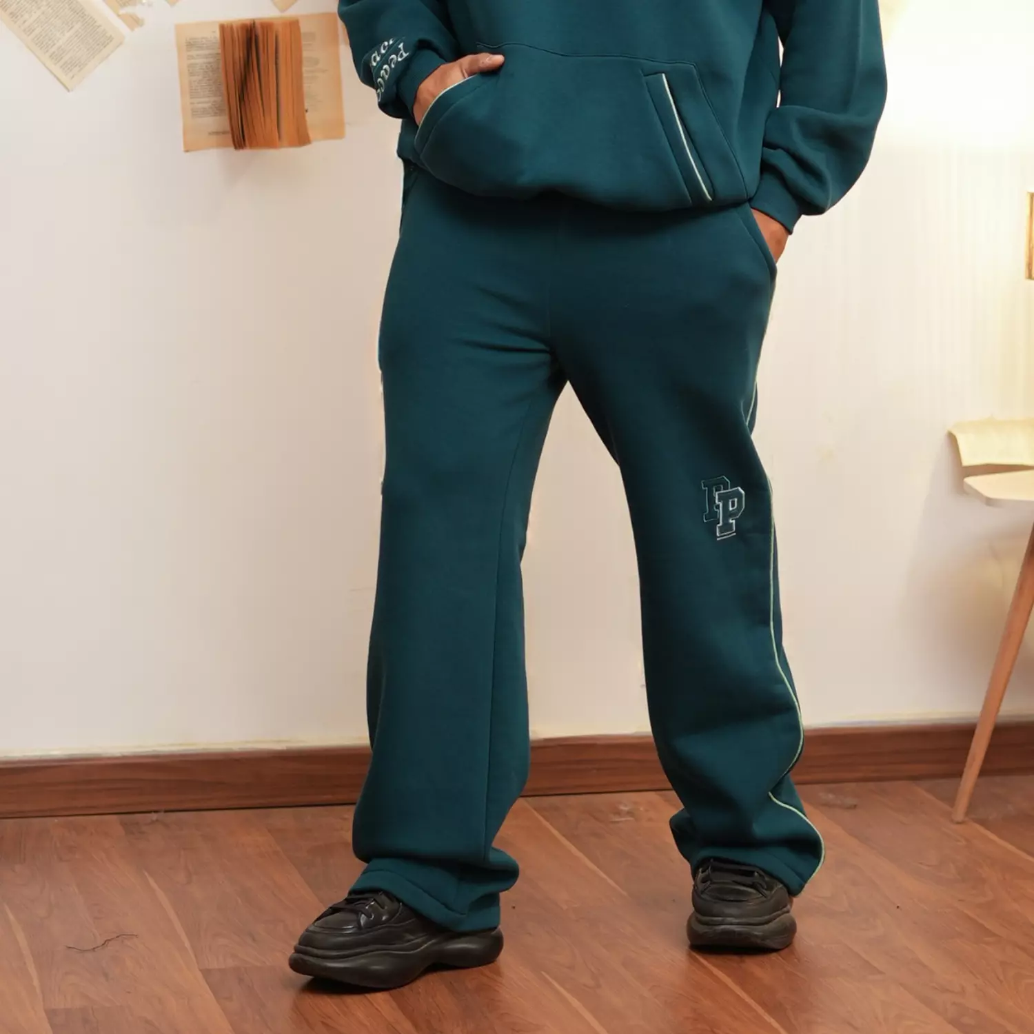 Teal Unisex Pants hover image