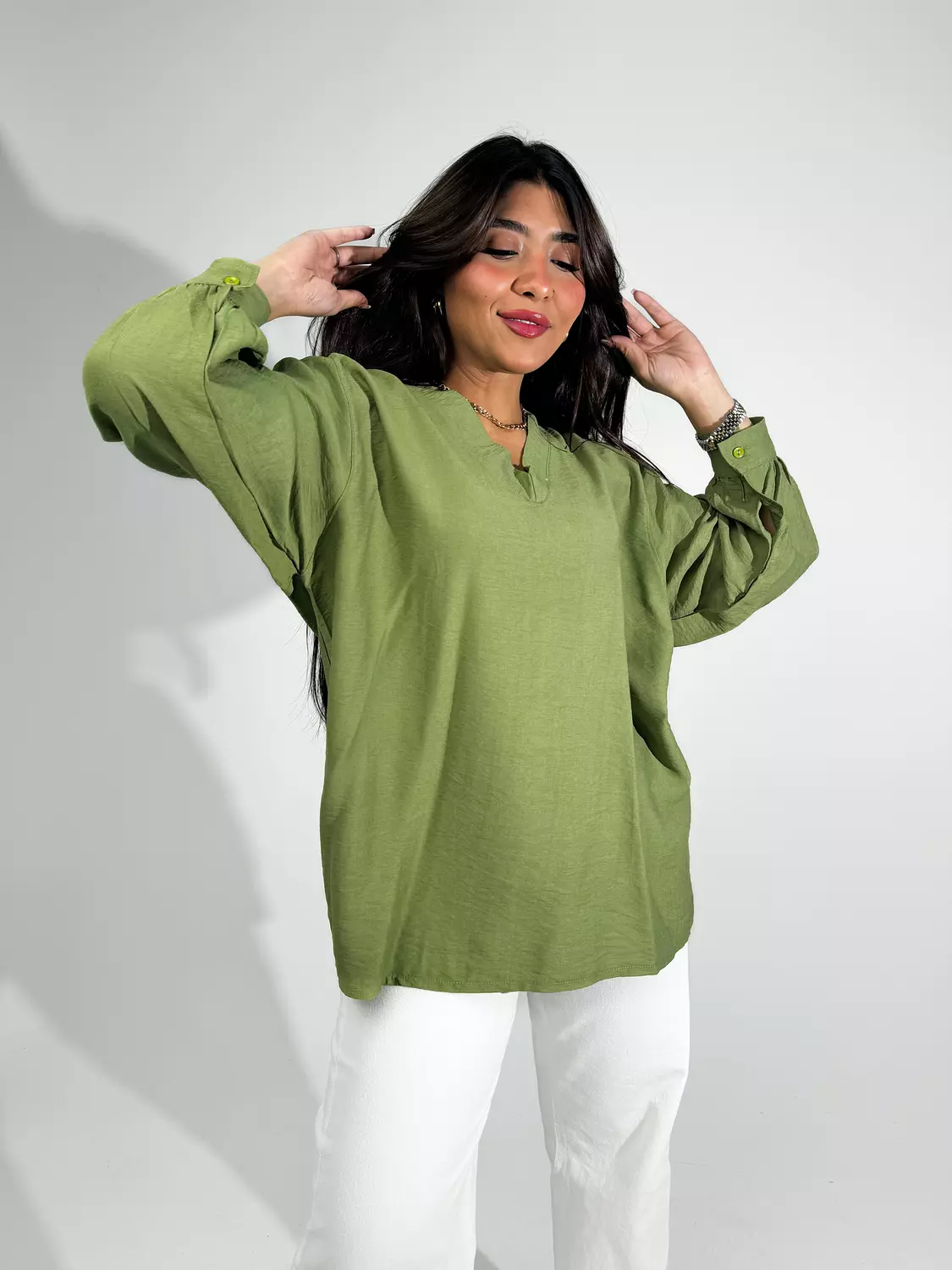 V Neck Blouse 10