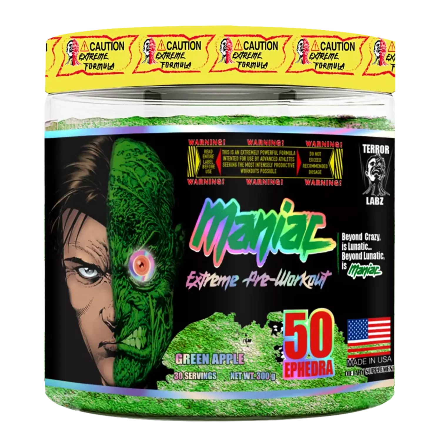 Terror Labz MANIAC Pre Workout 30 Servings hover image